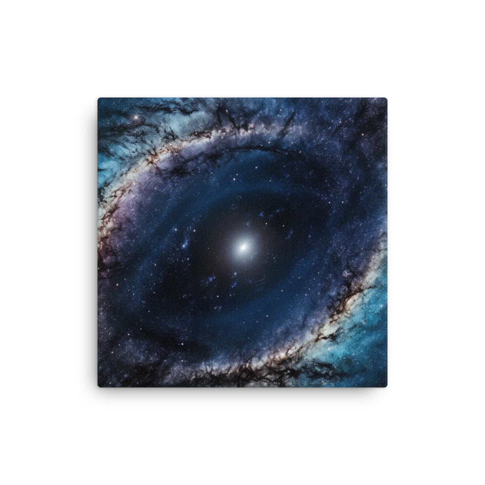 Black Eye Galaxy Space Canvas Art by Visual Verse - Image 1