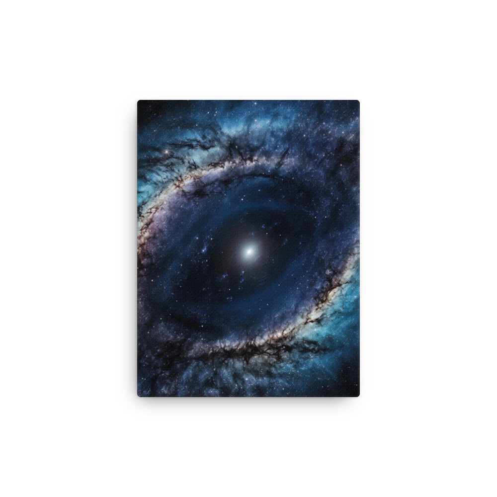 Black Eye Galaxy Space Canvas Art by Visual Verse - Image 2