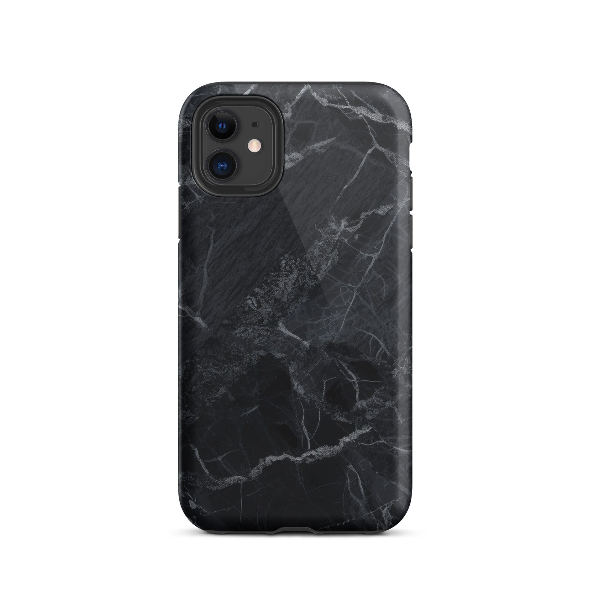 Black Forest Granite iPhone Case by Visual Verse - Image 1