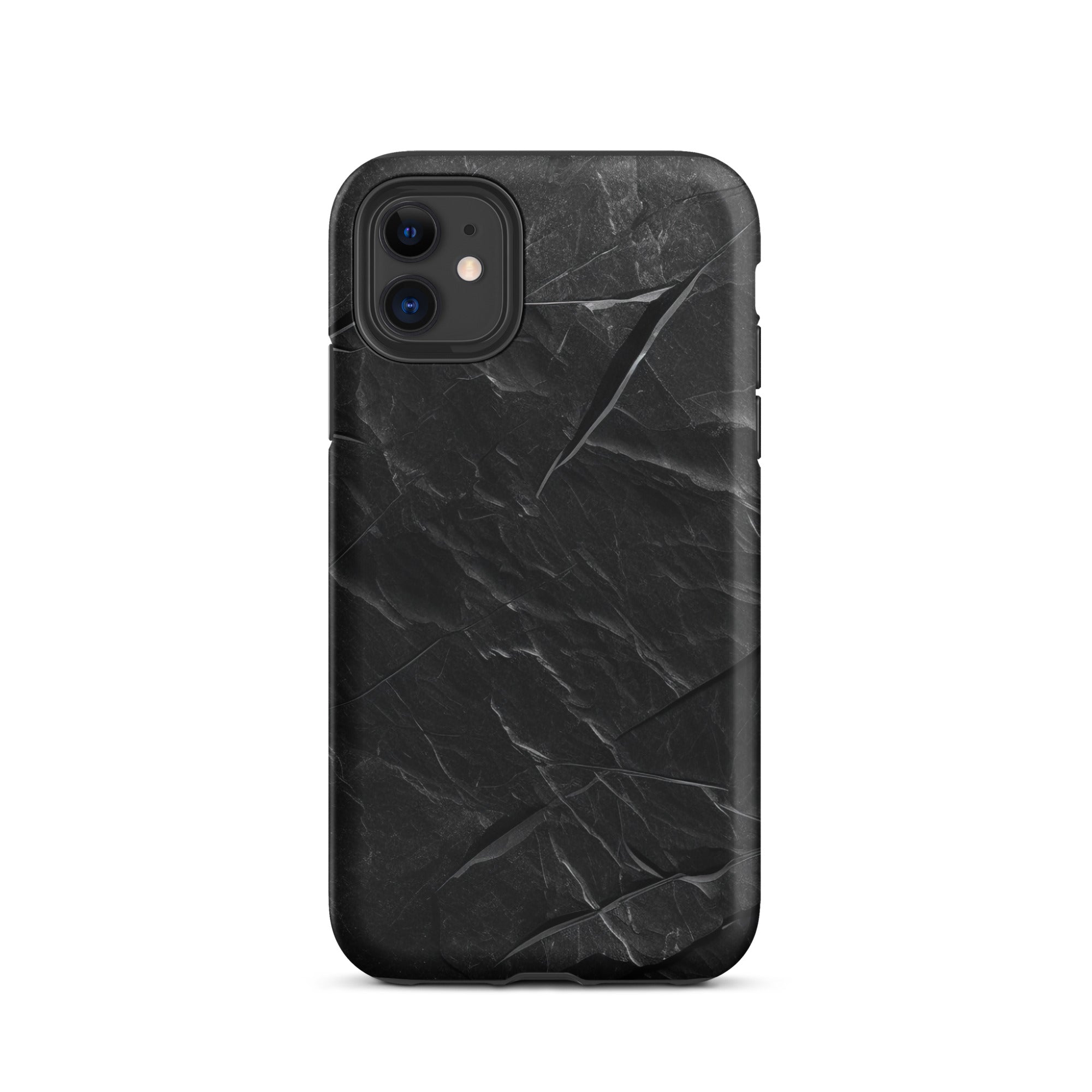 Black Granite iPhone Case by Visual Verse - Image 2