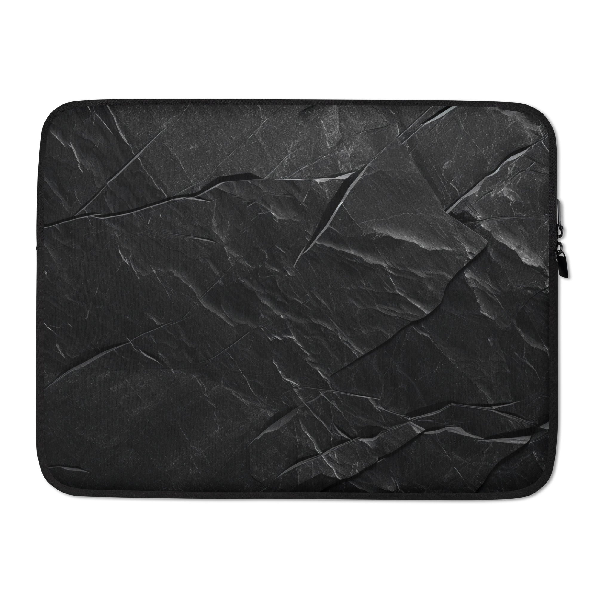 Black Granite Laptop Sleeve by Visual Verse - Image 1