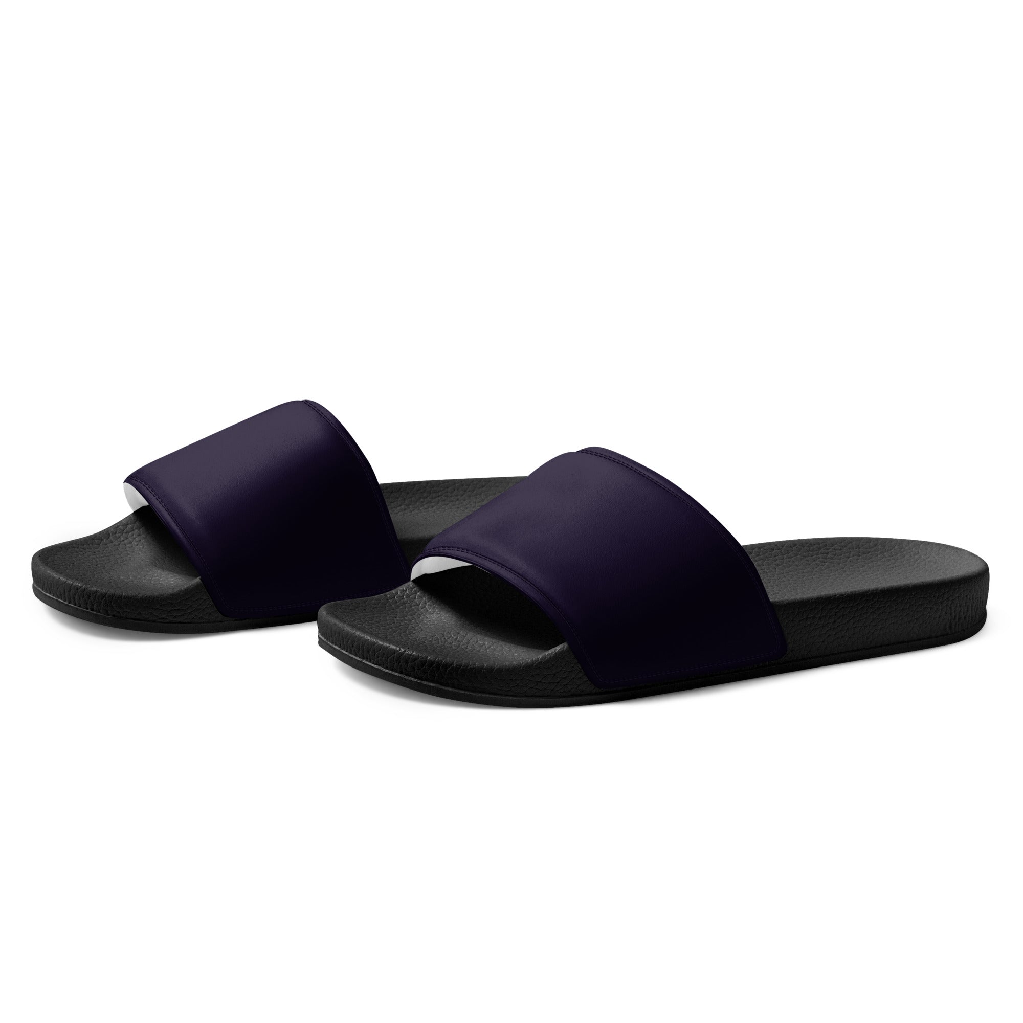 Black Russian Color Men's Slides by Visual Verse - Image 3