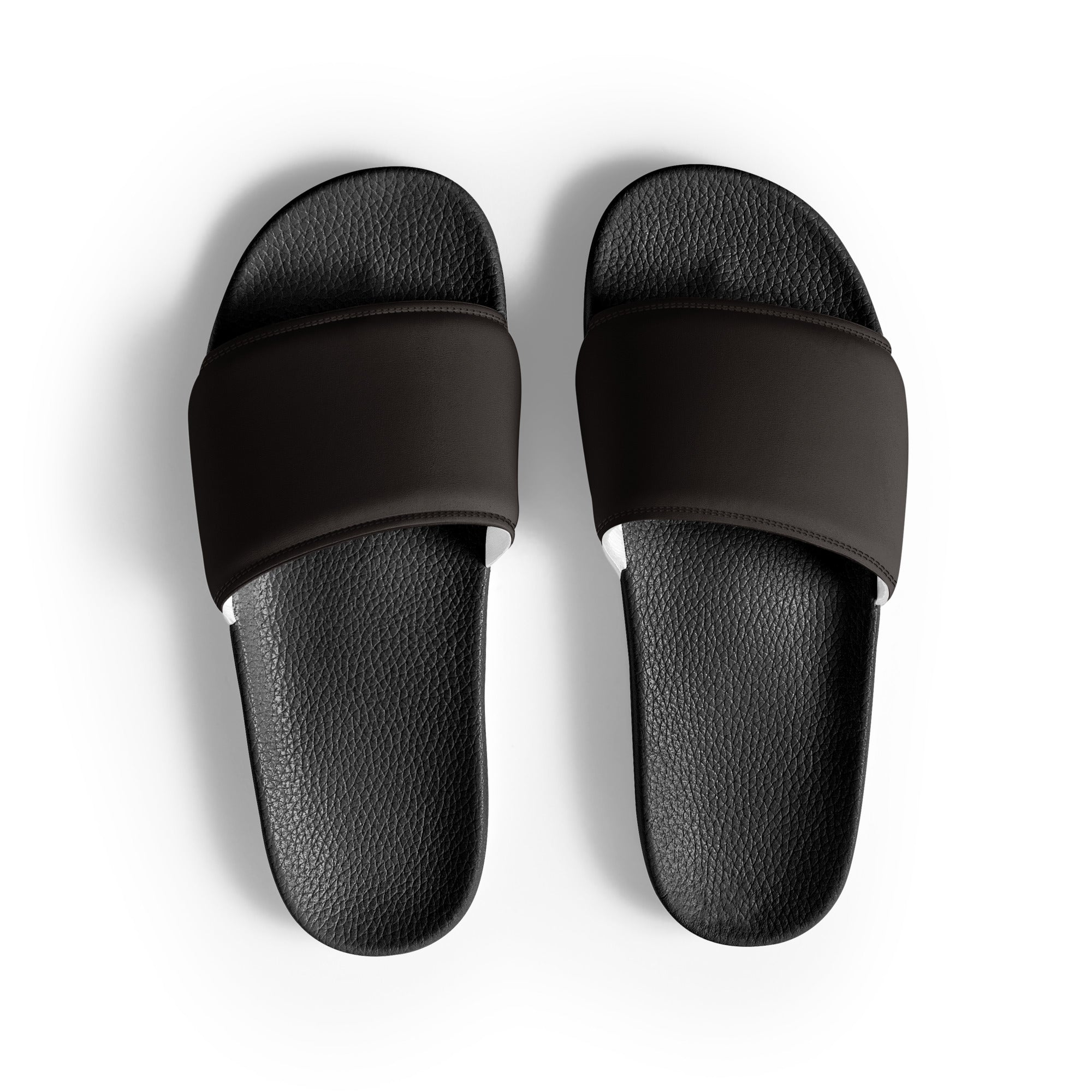 Blackout Color Men's Slides by Visual Verse - Image 1