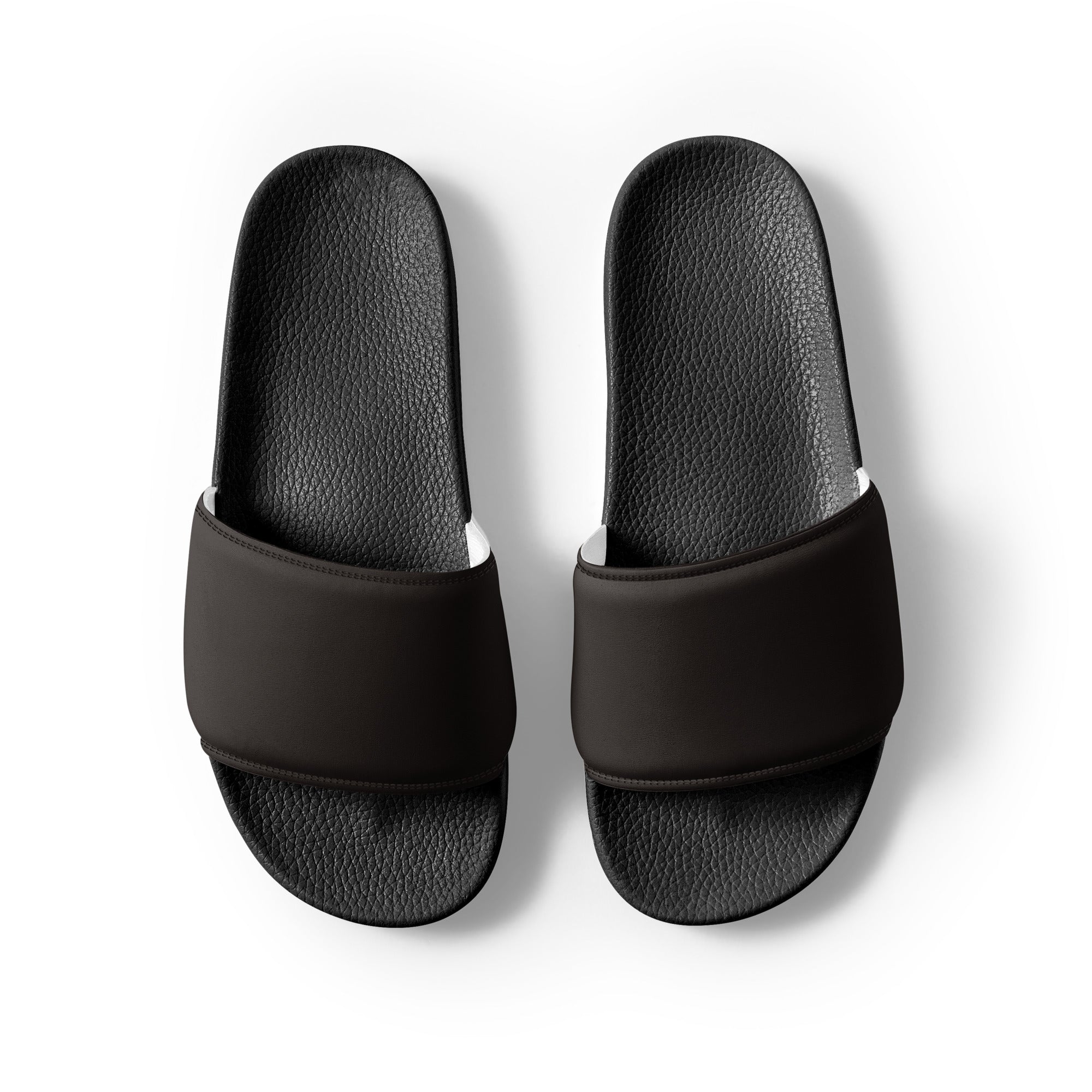 Blackout Color Men's Slides by Visual Verse - Image 2