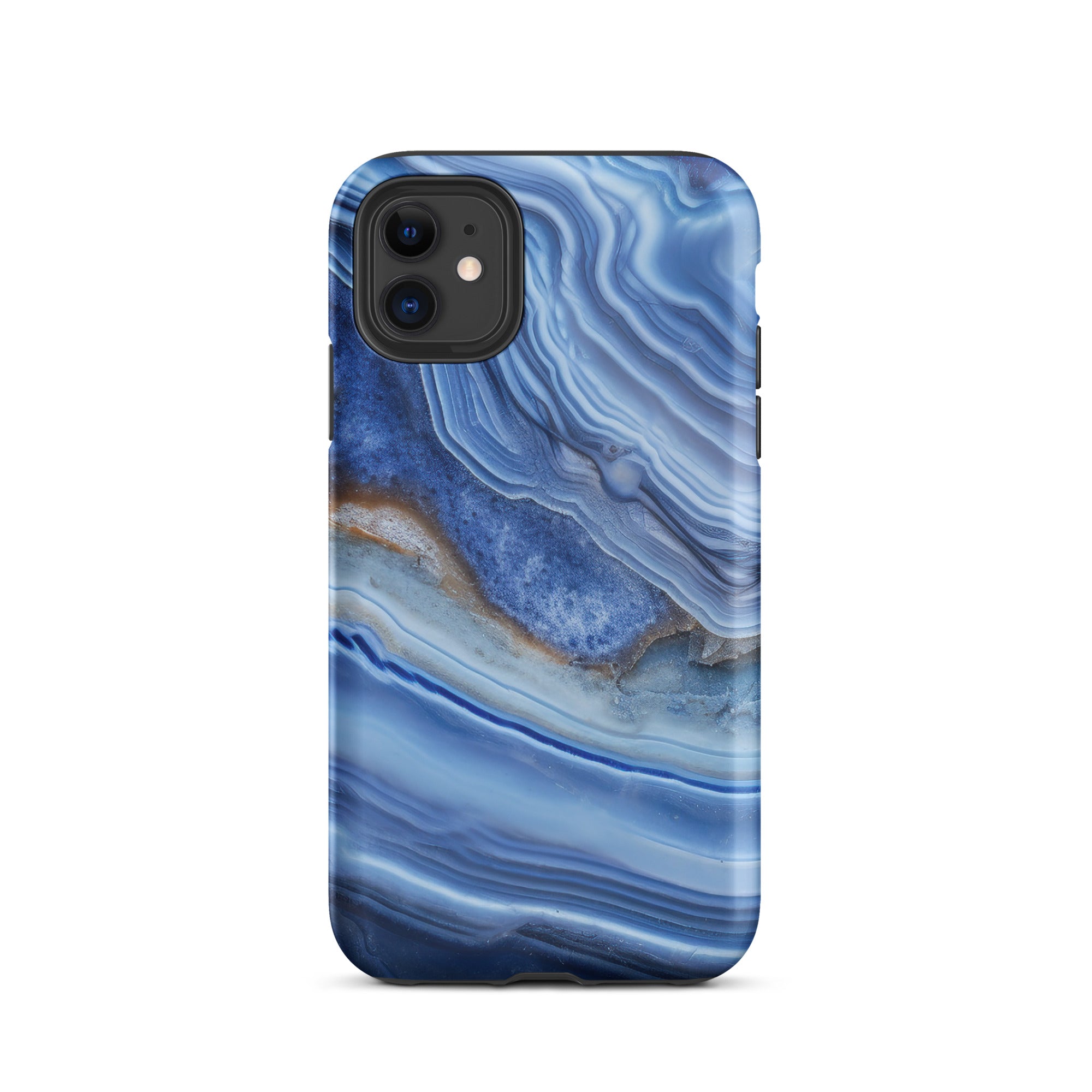 Blue Agate iPhone Case by Visual Verse - Image 1