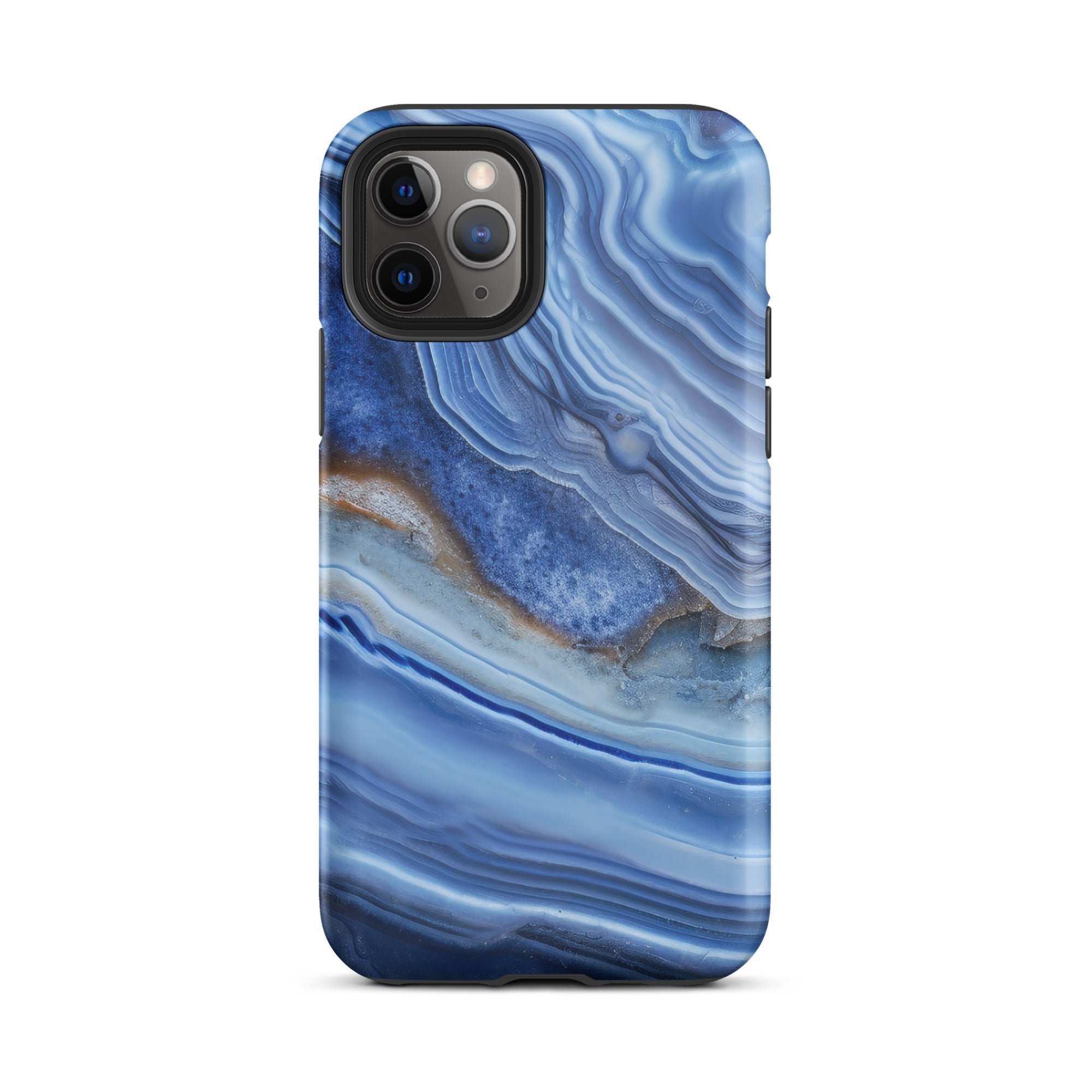 Blue Agate iPhone Case by Visual Verse - Image 3