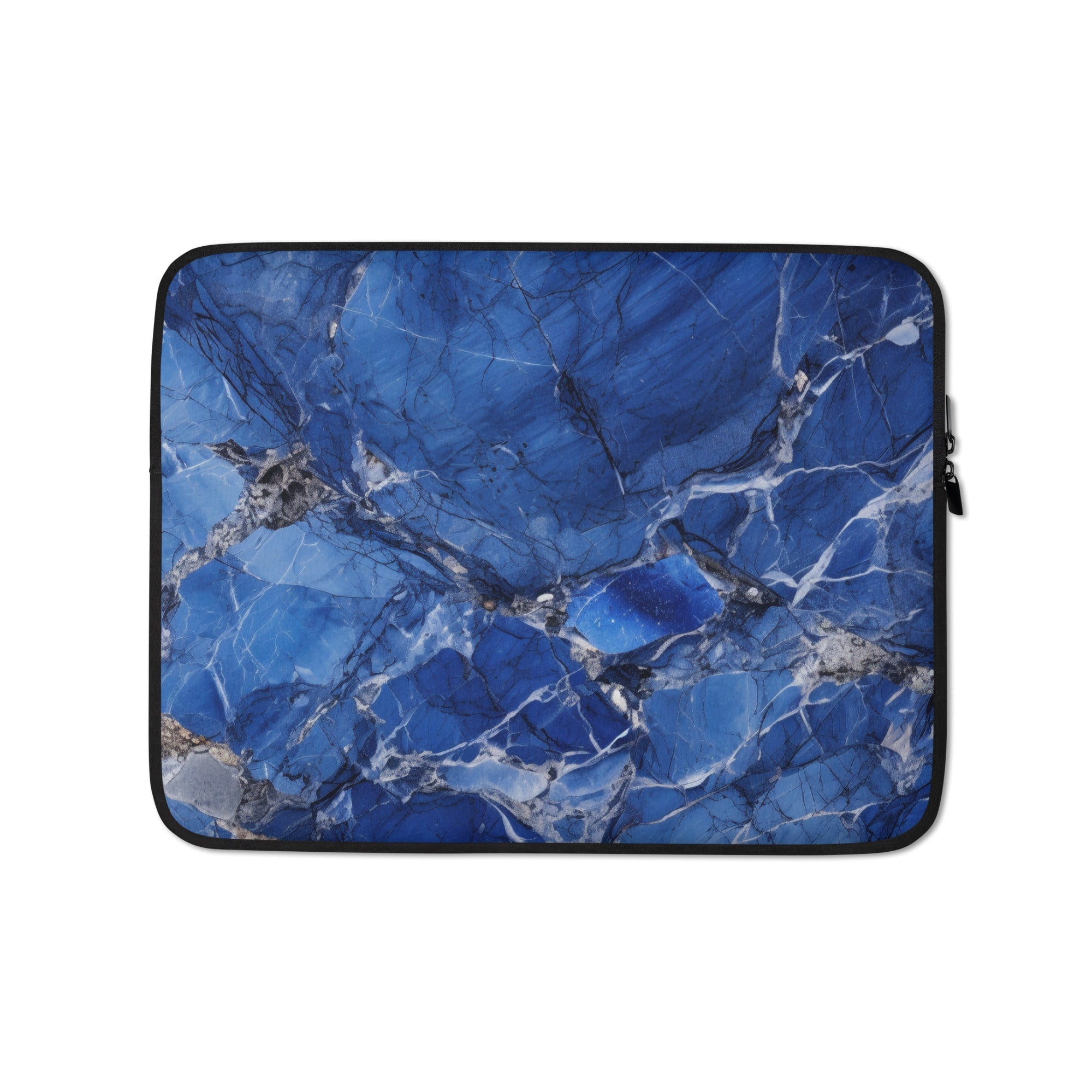 Blue Bahia Granite Laptop Sleeve by Visual Verse - Image 2