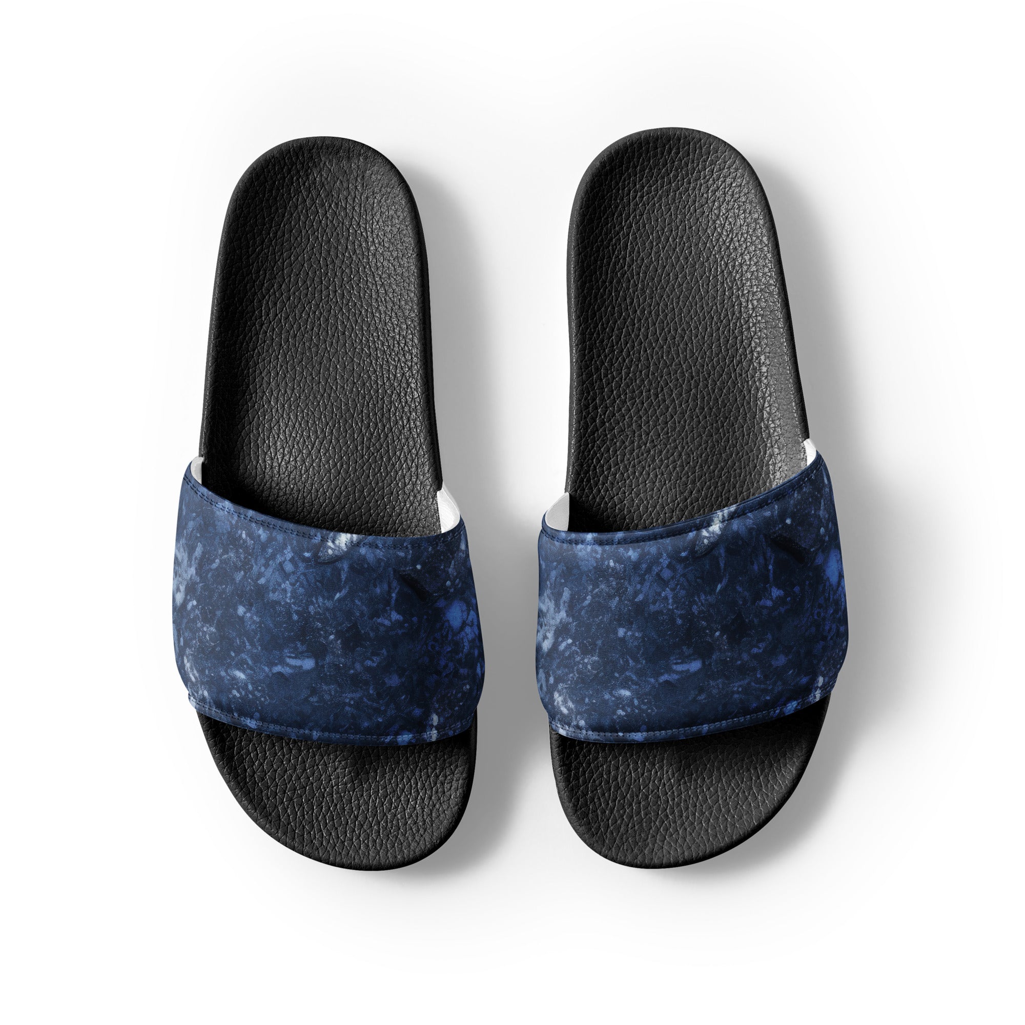 Blue Pearl Granite Women's Slides by Visual Verse - Image 2