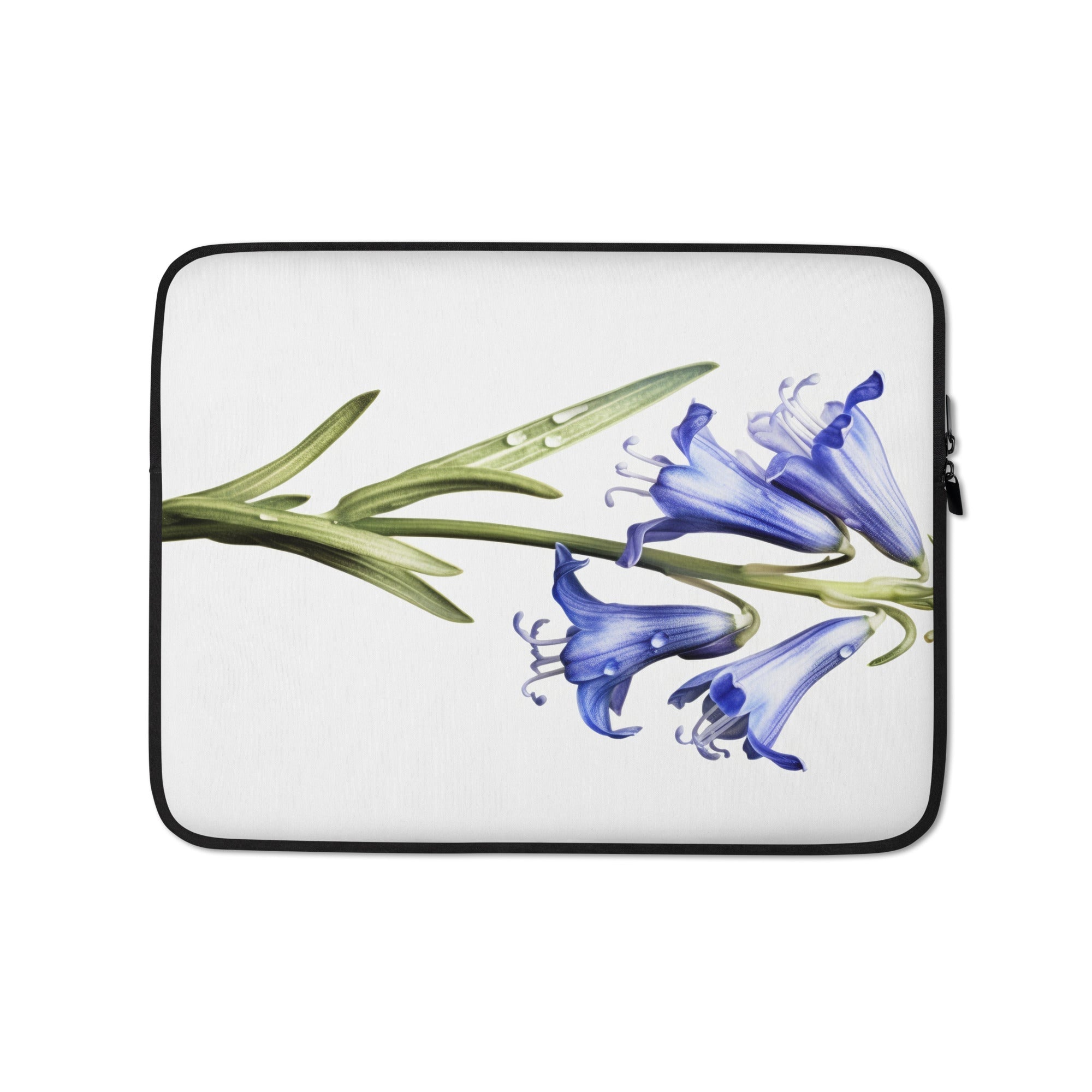 Bluebell Flower Laptop Sleeve by Visual Verse - Image 2