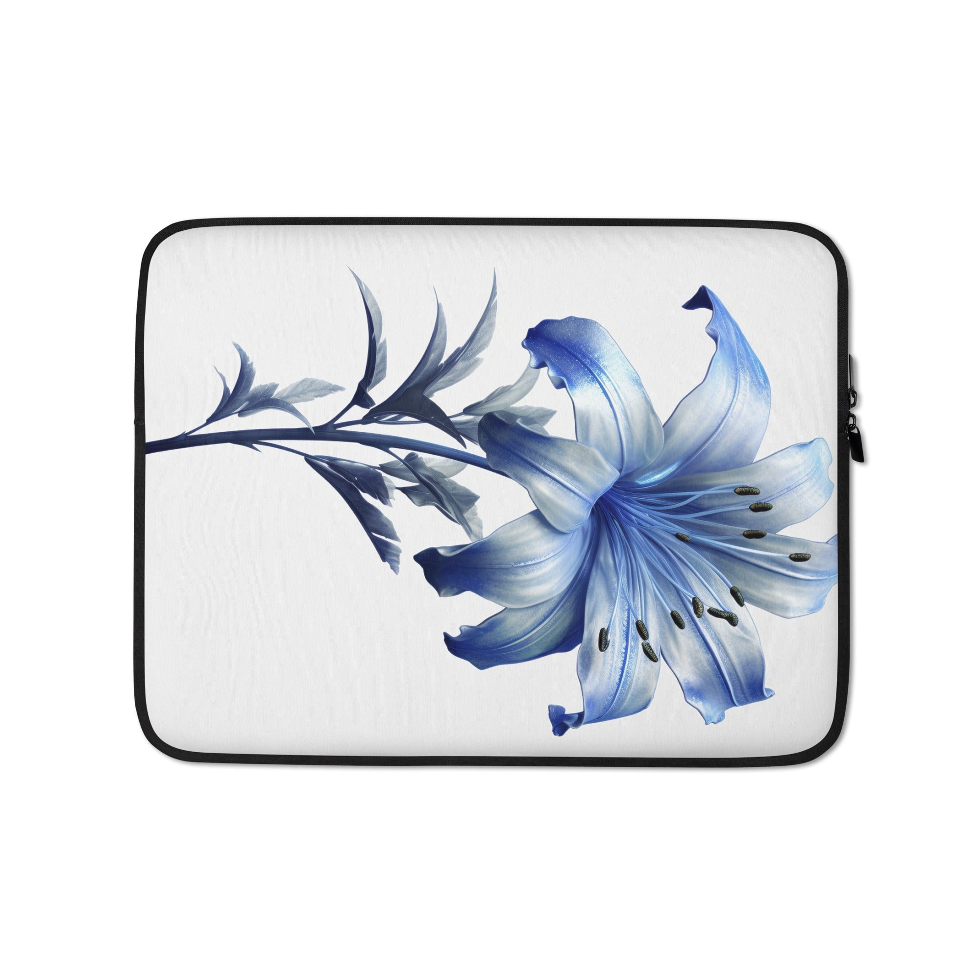 Bluestar Flower Laptop Sleeve by Visual Verse - Image 2