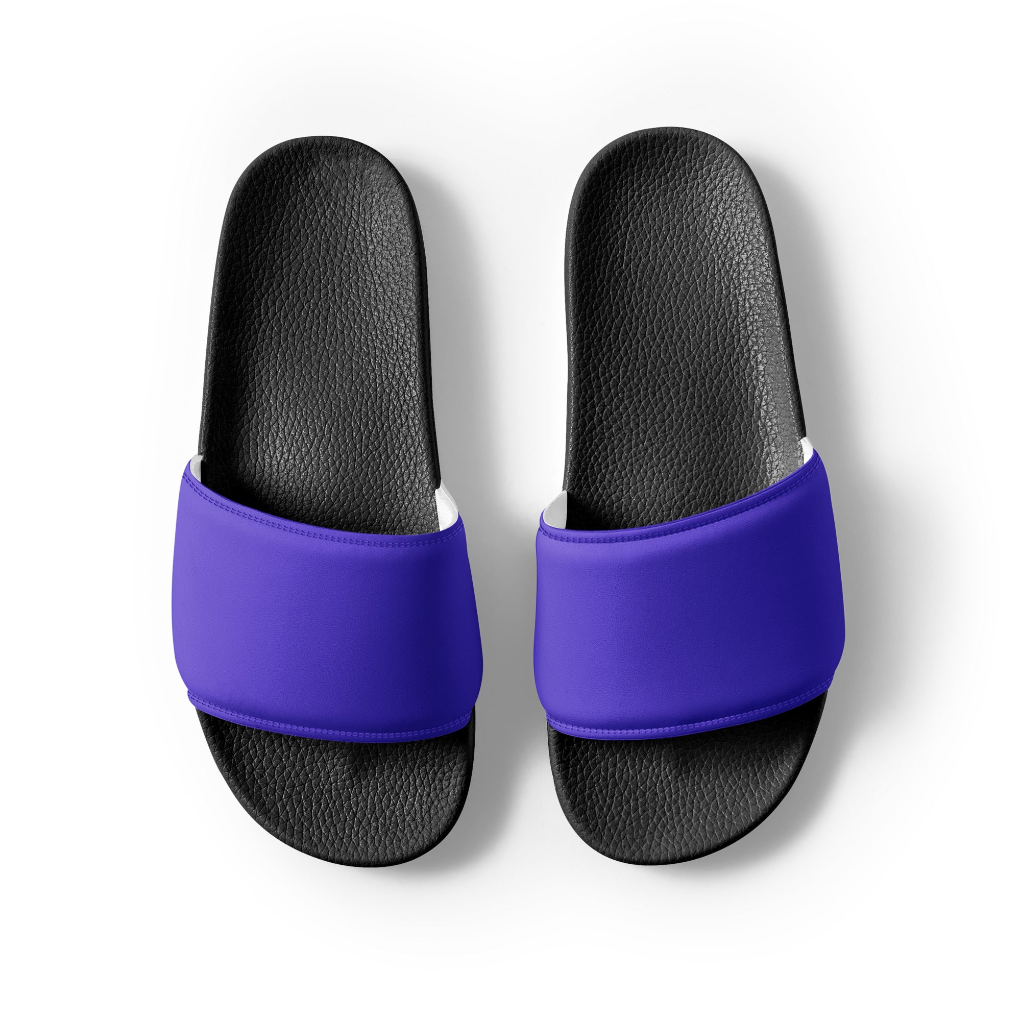 Blurple Color Men's Slides by Visual Verse - Image 2