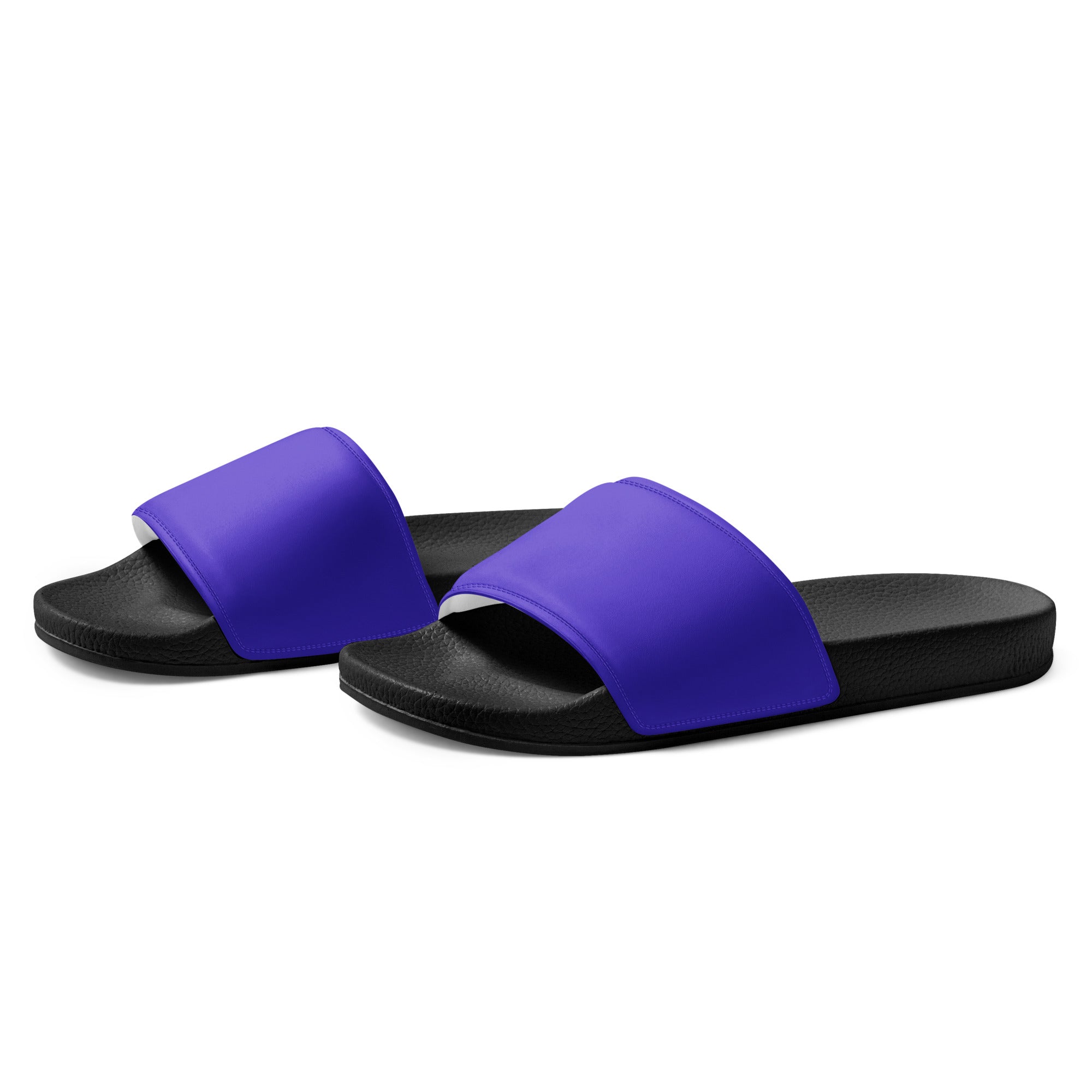 Blurple Color Women's Slides by Visual Verse - Image 3