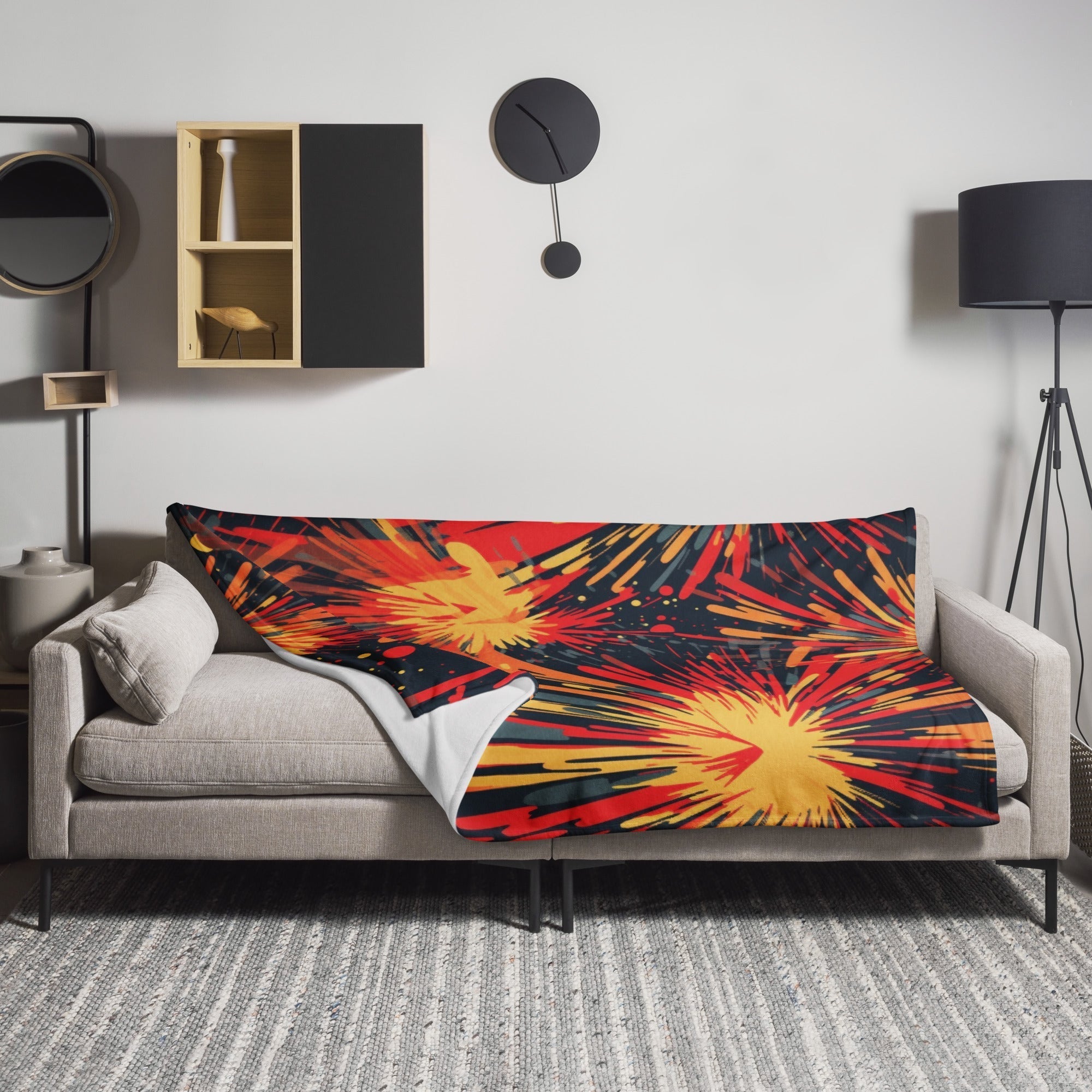 Bold Supernova Blanket by Visual Verse - Image 1