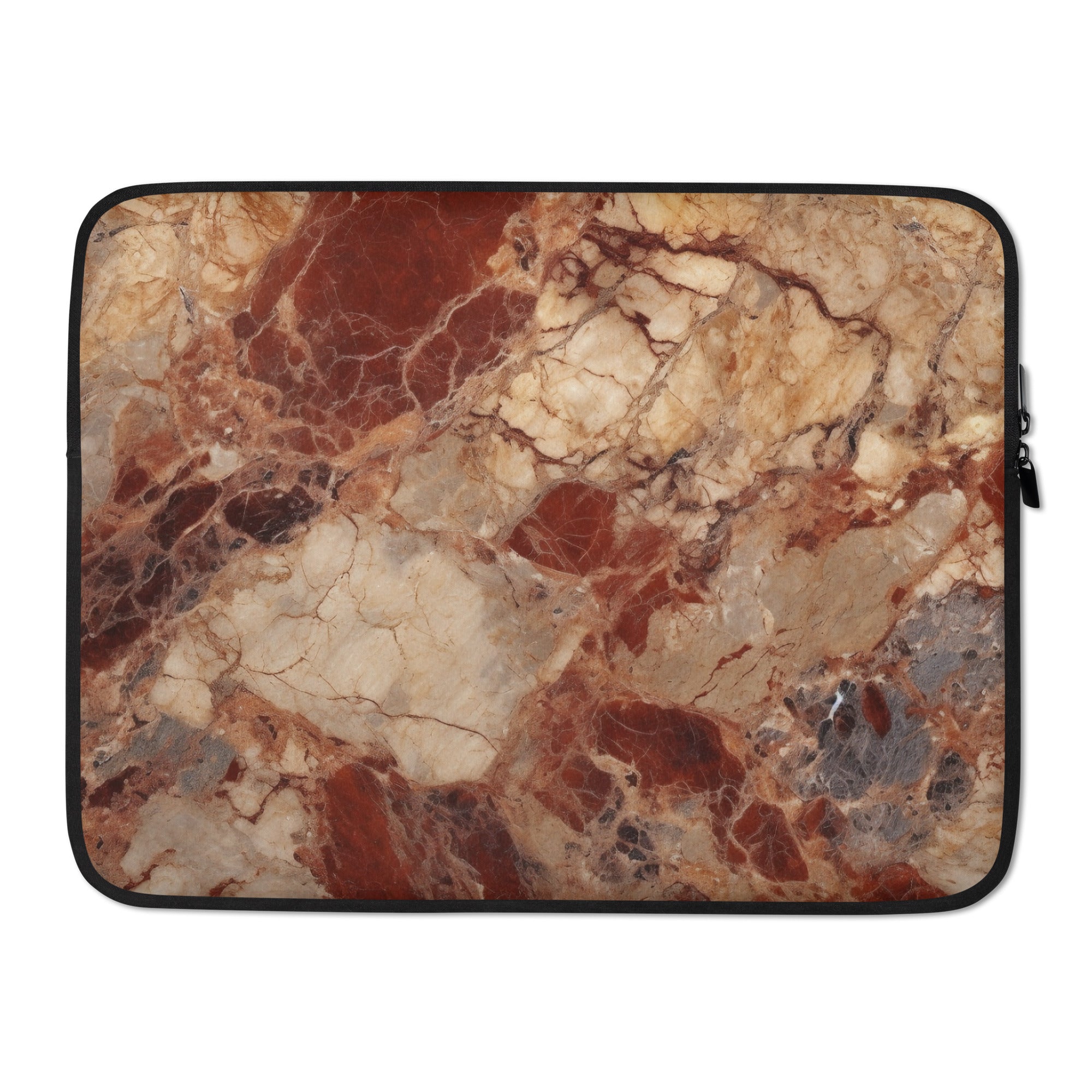 Bordeaux Granite Laptop Sleeve by Visual Verse - Image 1