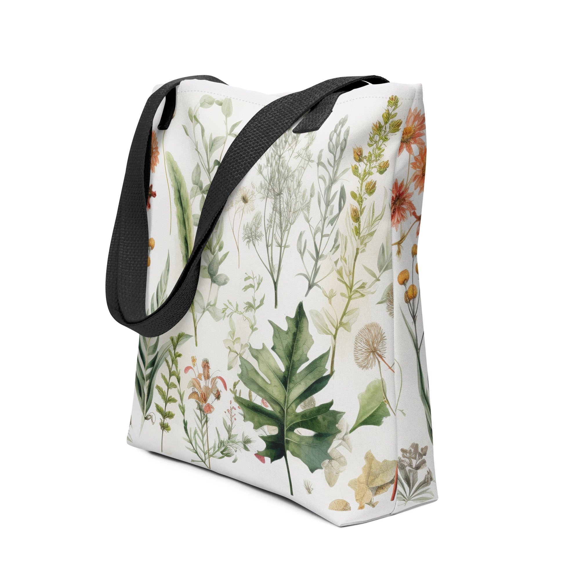 Botanical Illustration Tote Bag by Visual Verse - Image 1