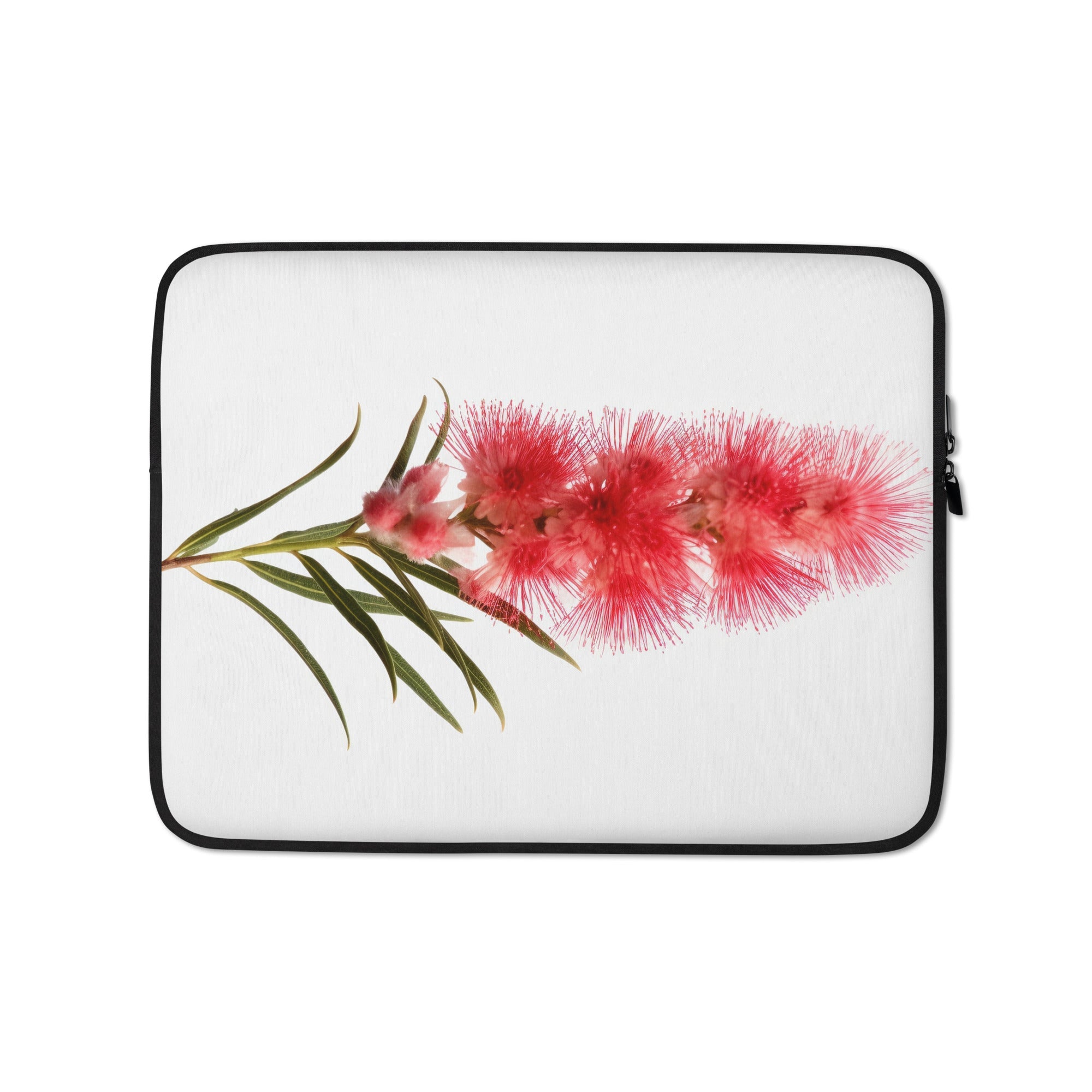 Bottlebrush Flower Laptop Sleeve by Visual Verse - Image 2