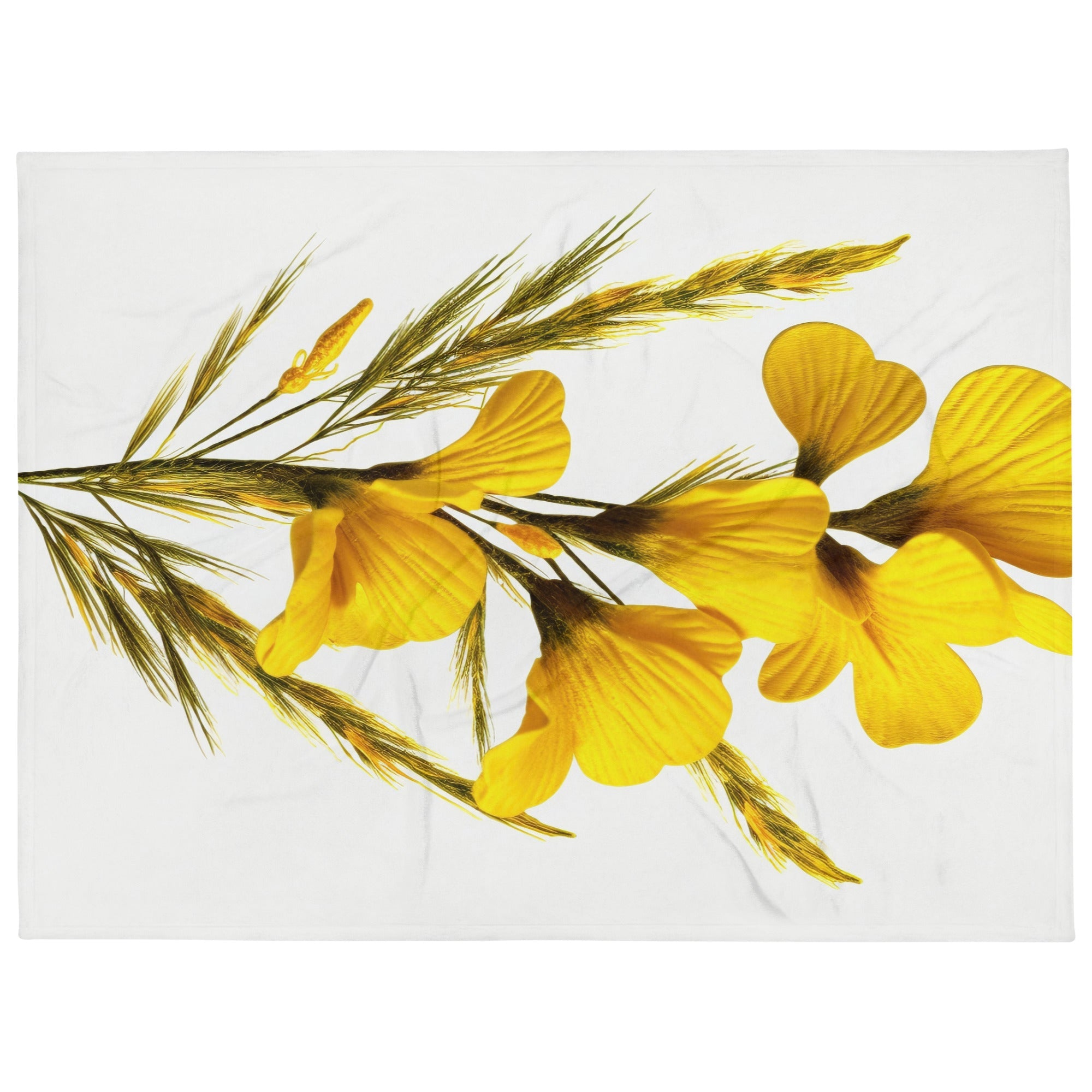 Broom Flower Blanket by Visual Verse - Image 1