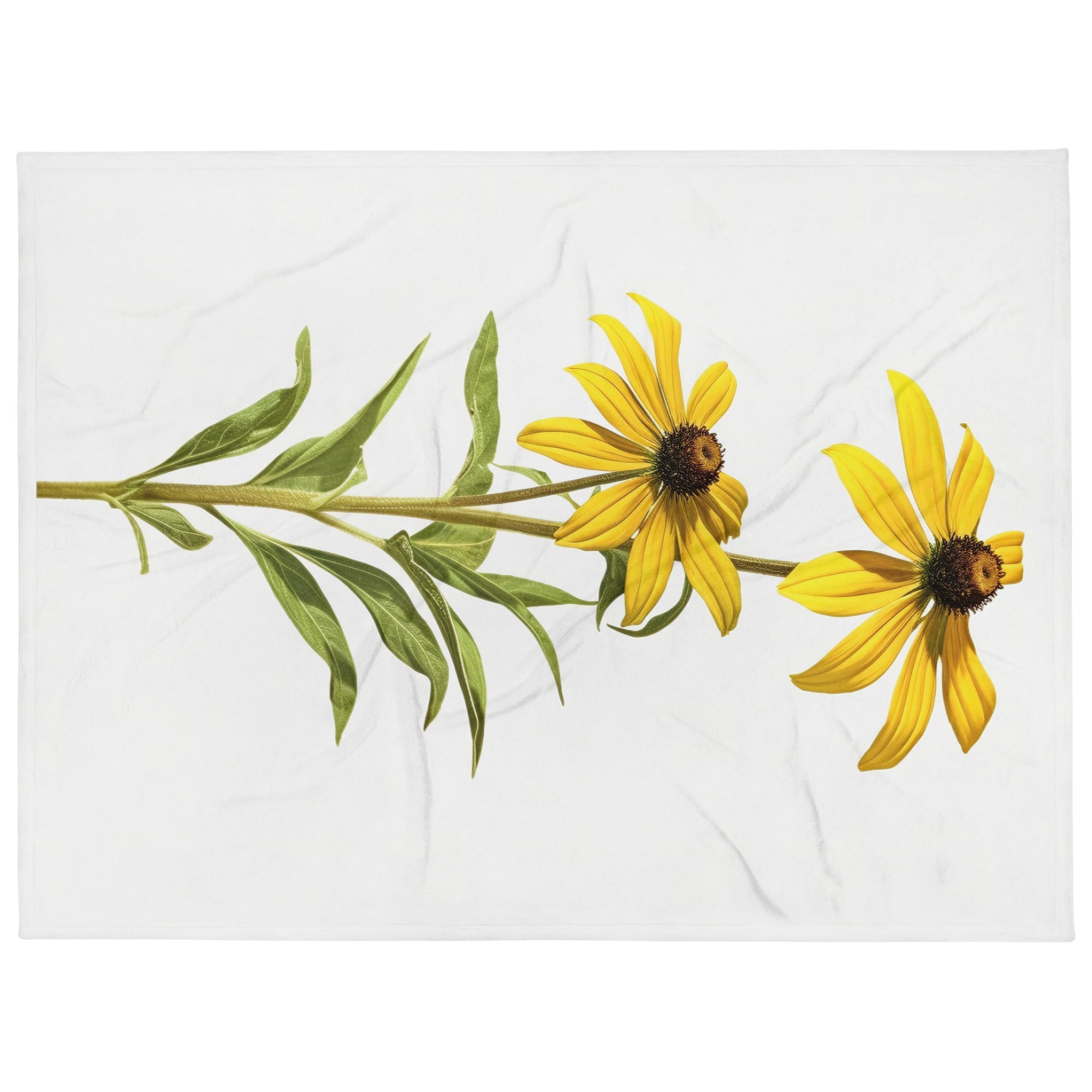 Brown-Eyed Susan Flower Blanket by Visual Verse - Image 1