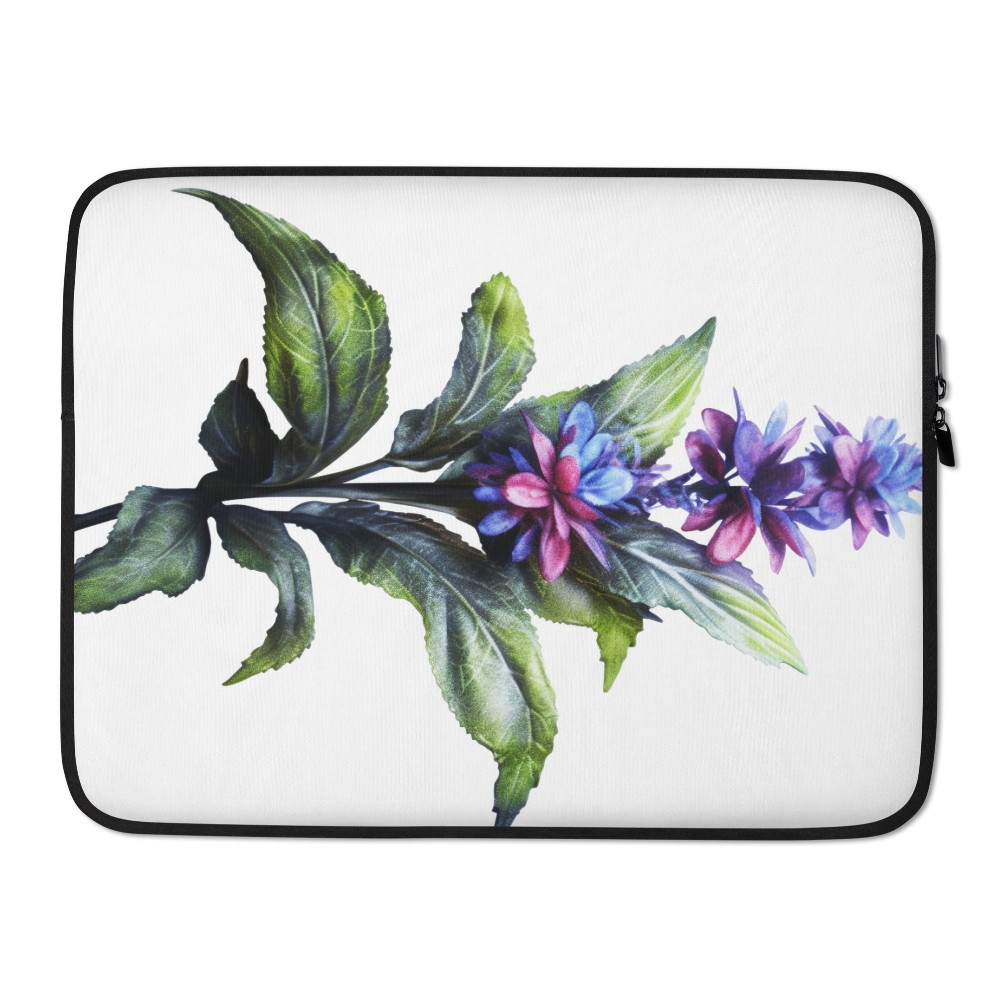 Bugleweed Flower Laptop Sleeve by Visual Verse - Image 1