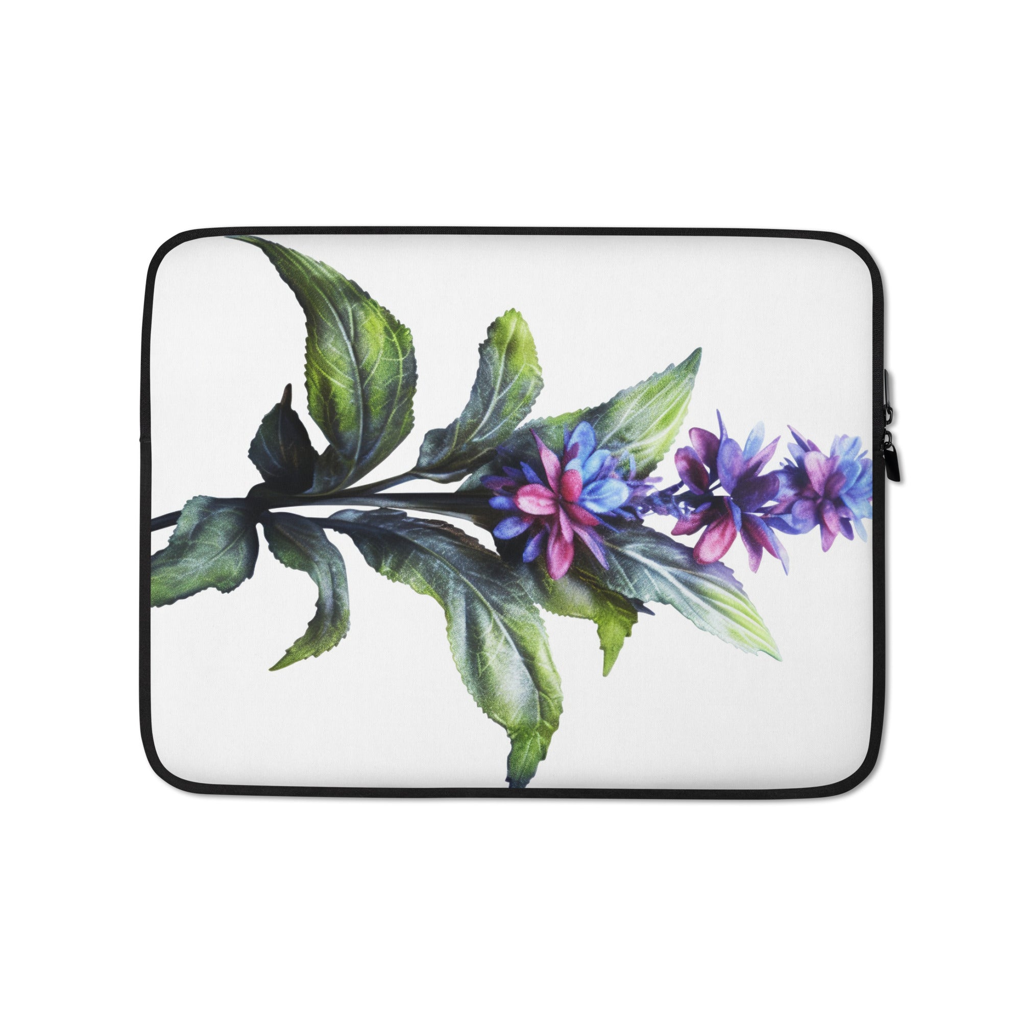 Bugleweed Flower Laptop Sleeve by Visual Verse - Image 2