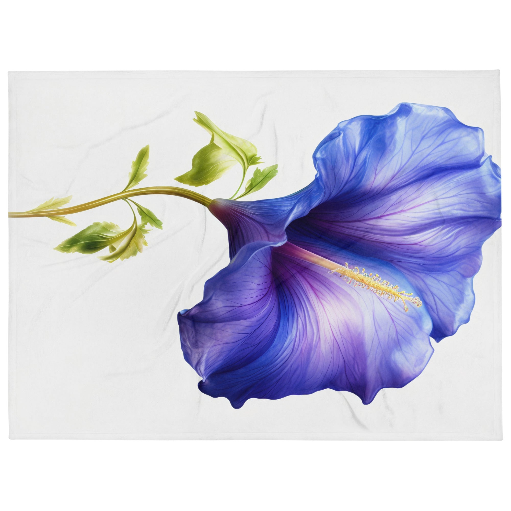 Butterfly Pea Flower Blanket by Visual Verse - Image 1