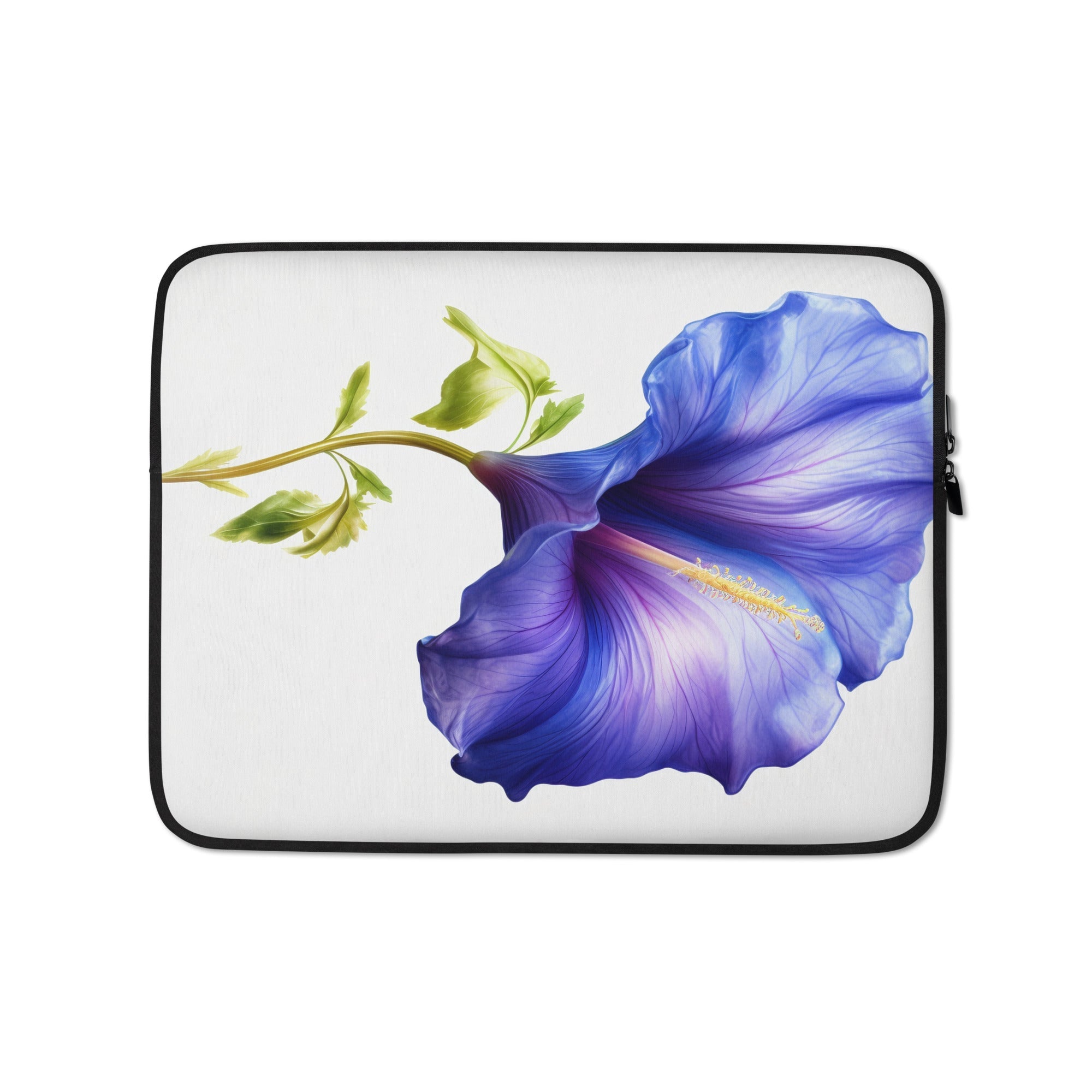 Butterfly Pea Flower Laptop Sleeve by Visual Verse - Image 2