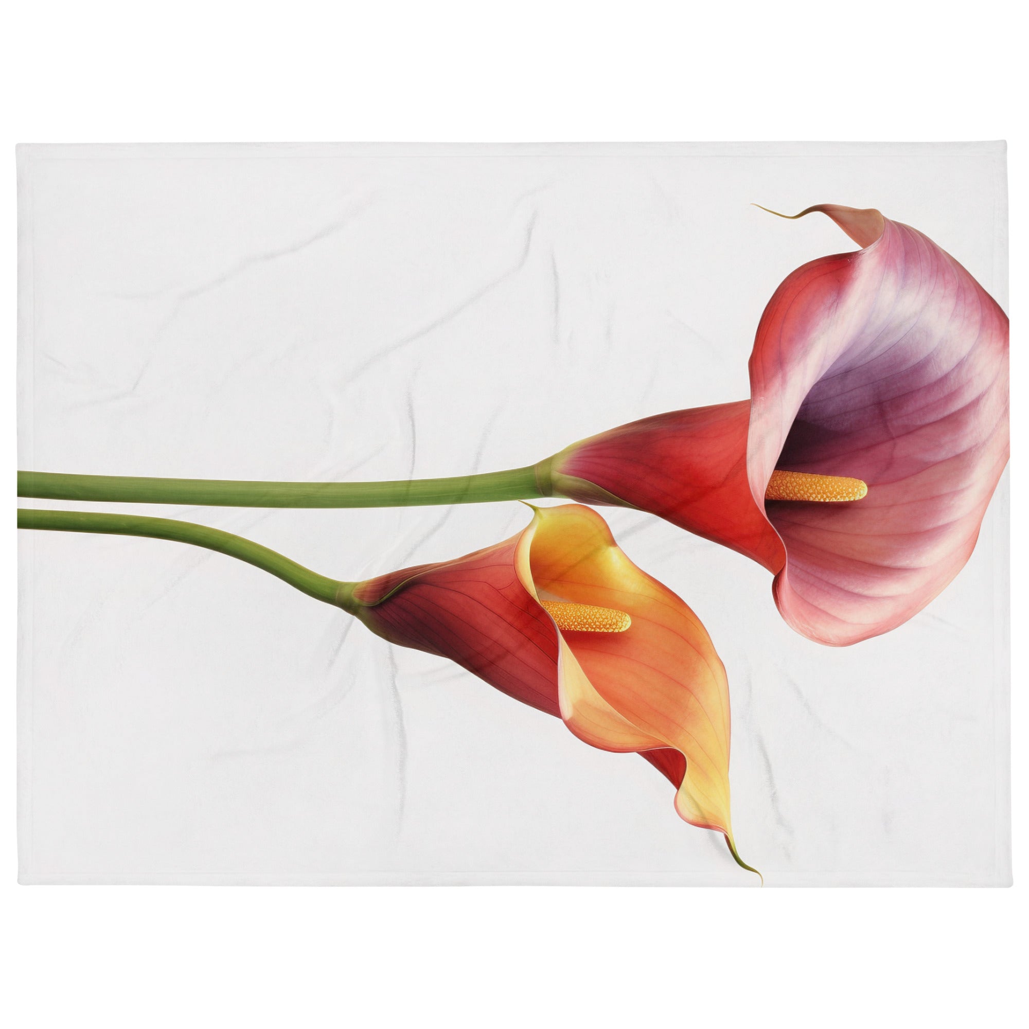 Calla Lily Flower Blanket by Visual Verse - Image 1