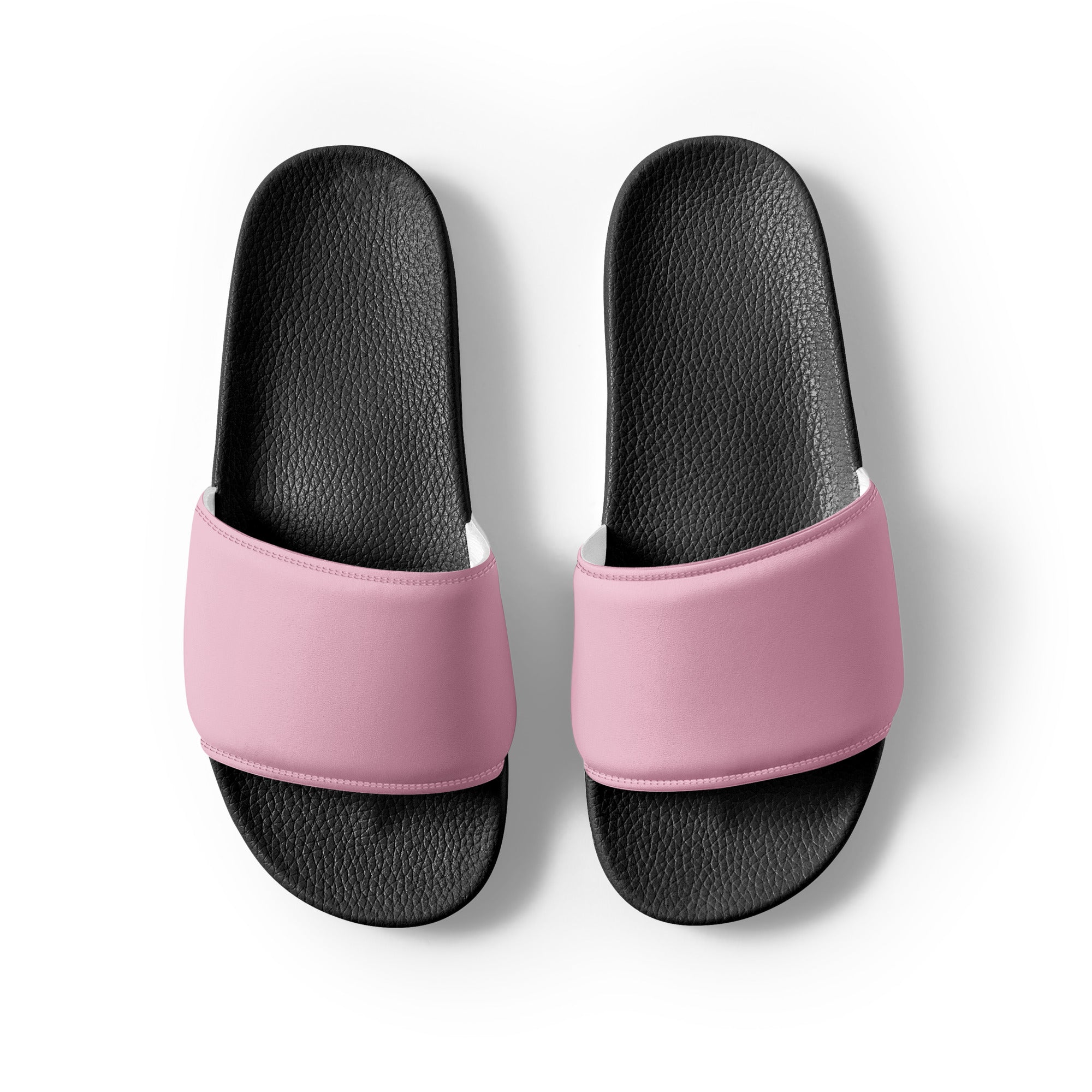 Cameo Pink Color Men's Slides by Visual Verse - Image 2