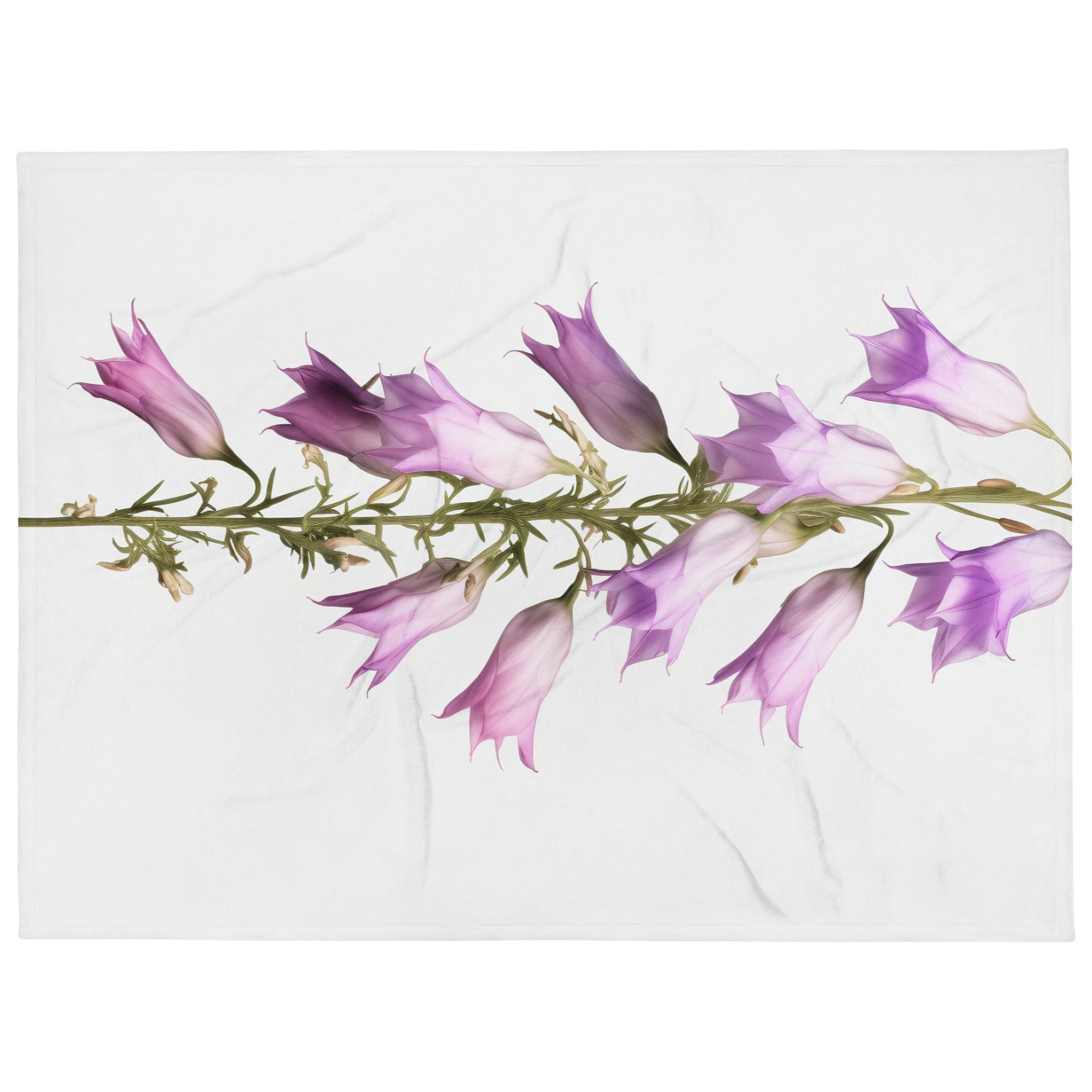 Campanula Punctata Flower Blanket by Visual Verse - Image 1