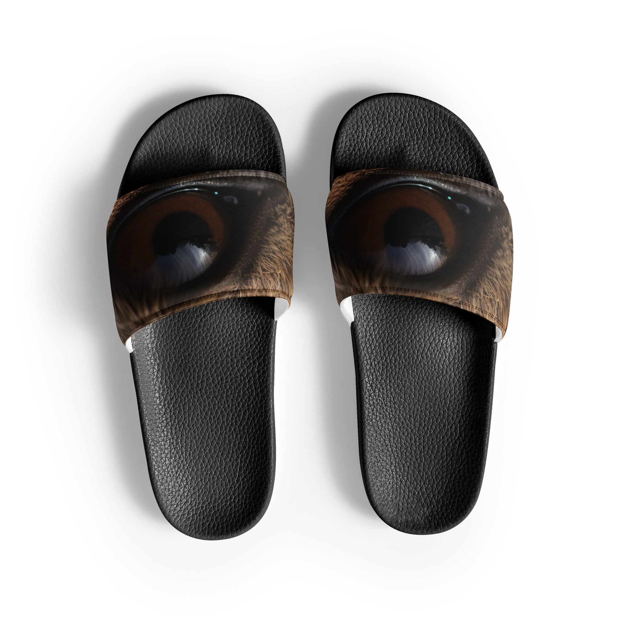 Capybara Fur Men's Slides by Visual Verse - Image 1