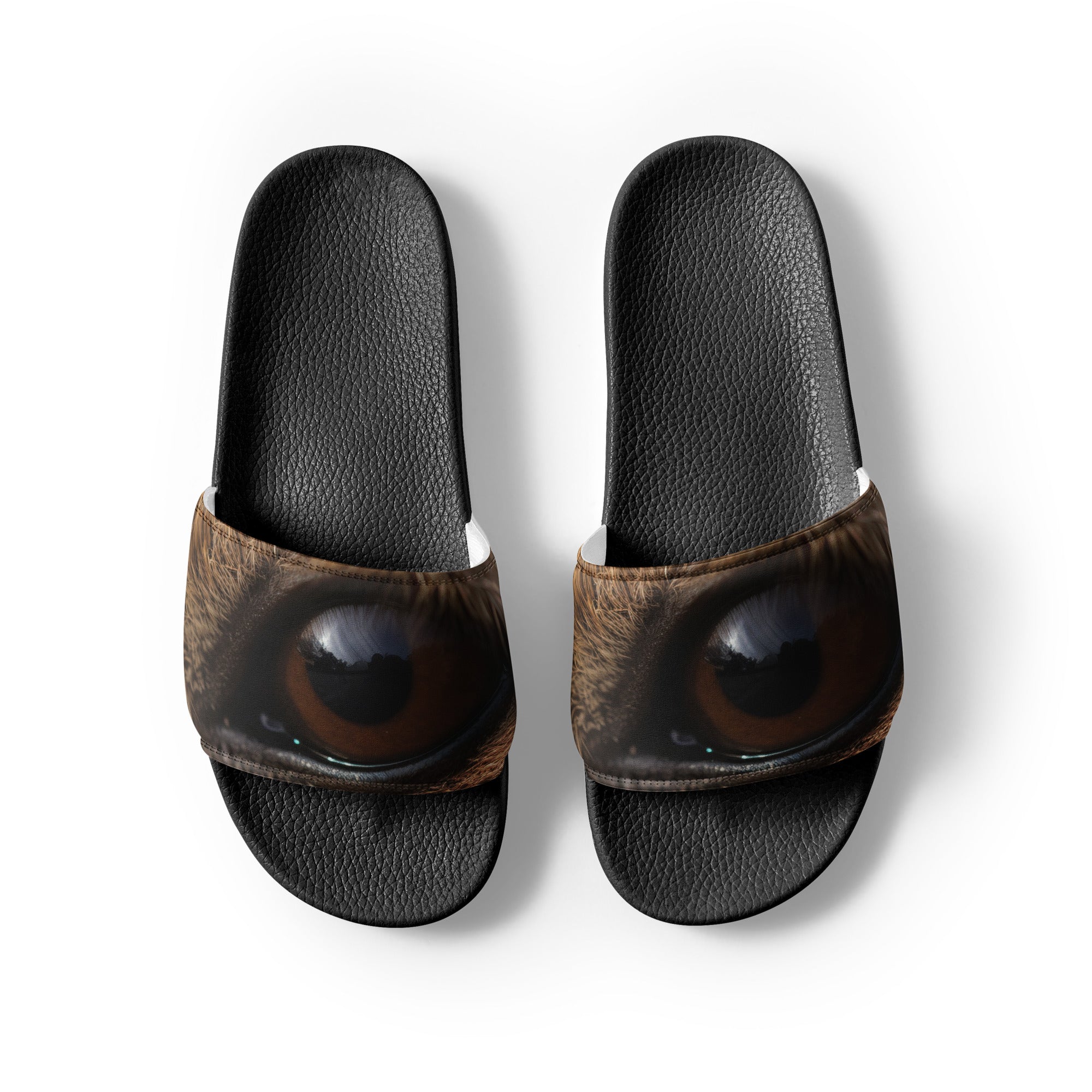 Capybara Fur Men's Slides by Visual Verse - Image 2