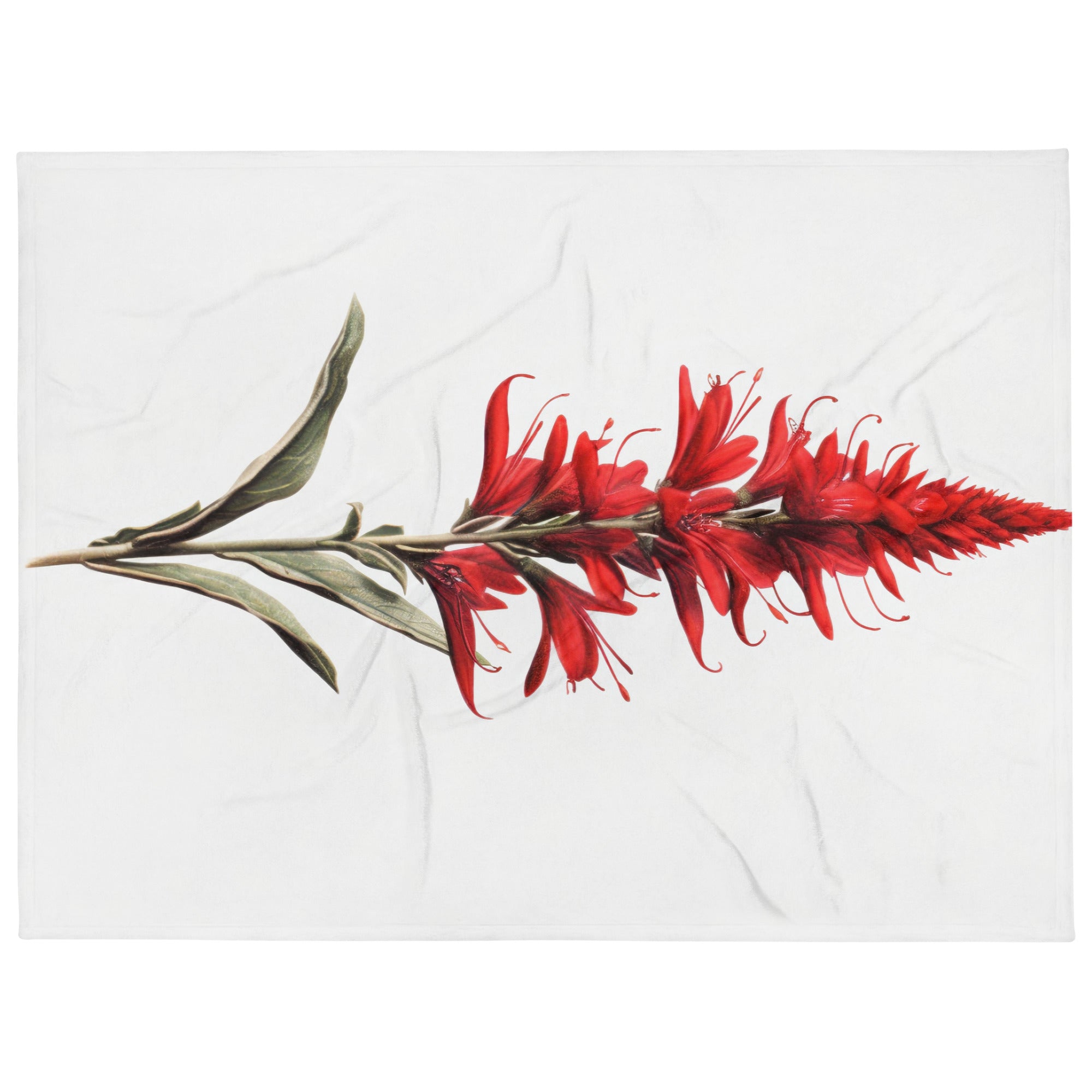 Cardinal Flower Blanket by Visual Verse - Image 1