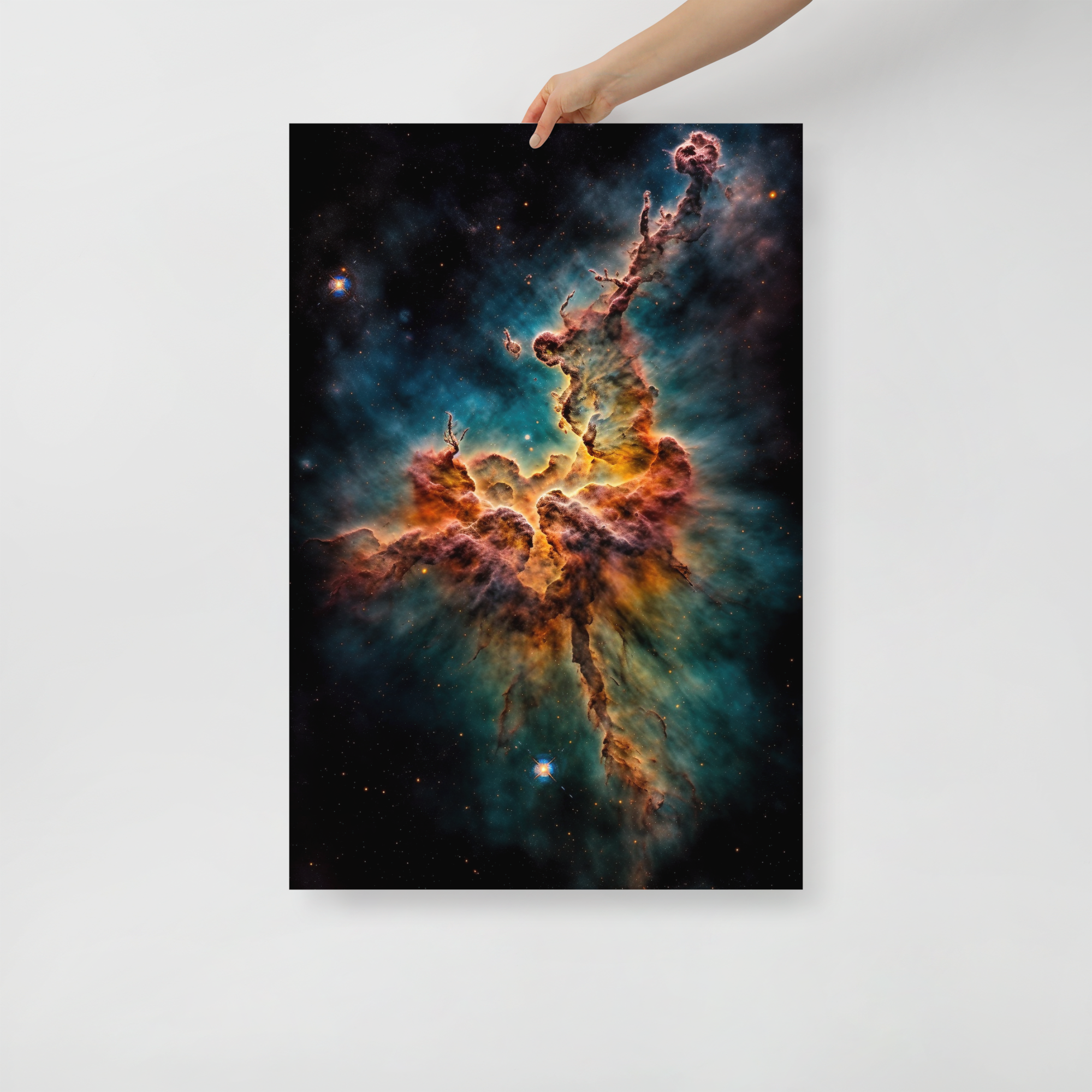 Carina Nebula Celestial Space Art Poster by Visual Verse - Image 1