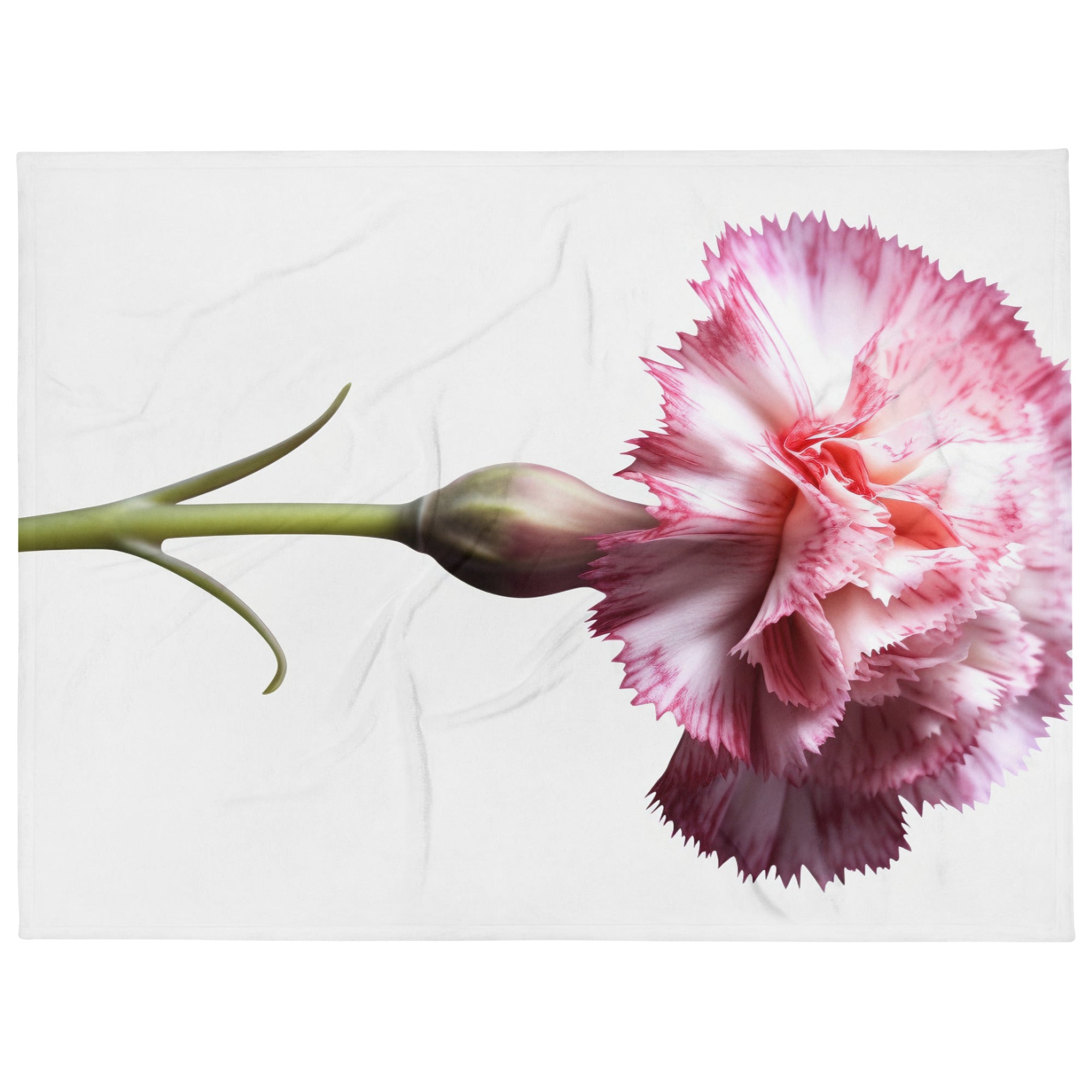 Carnation Flower Blanket by Visual Verse - Image 1