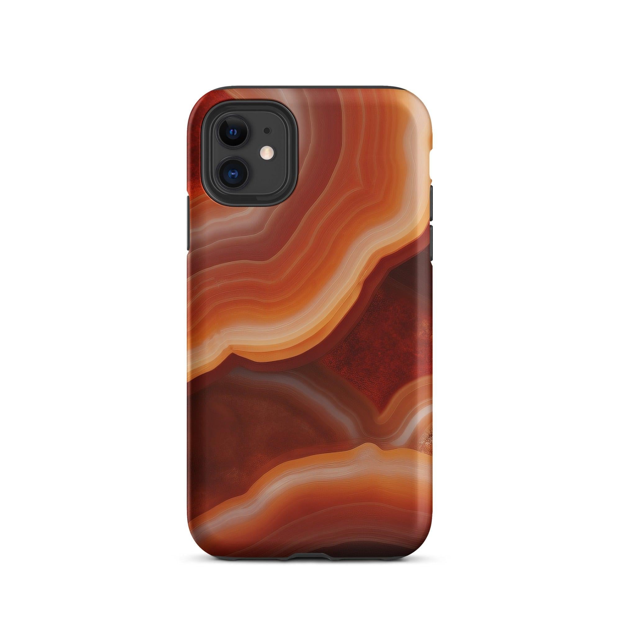 Carnelian Rock iPhone Case by Visual Verse - Image 2