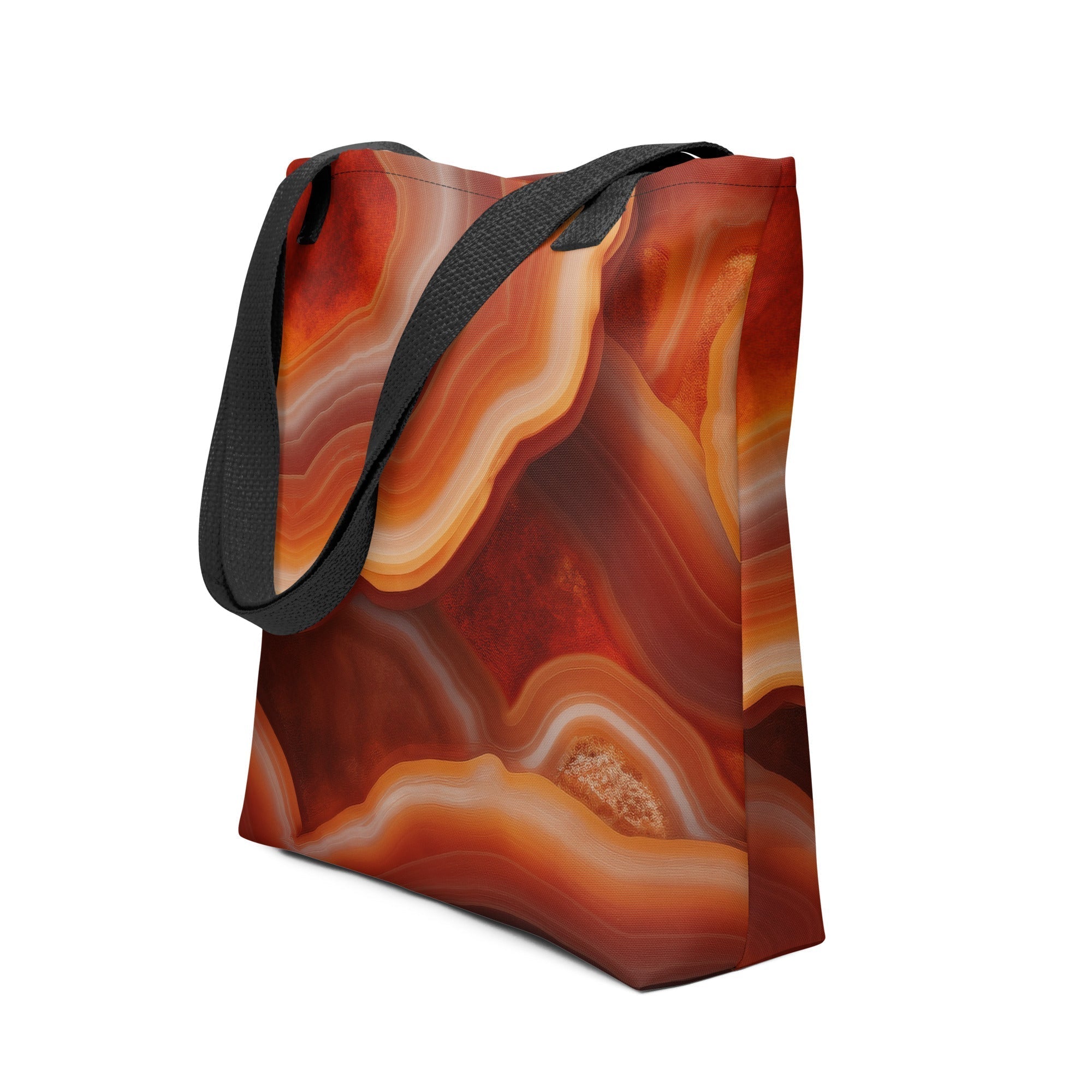 Carnelian Rock Tote Bag by Visual Verse - Image 1