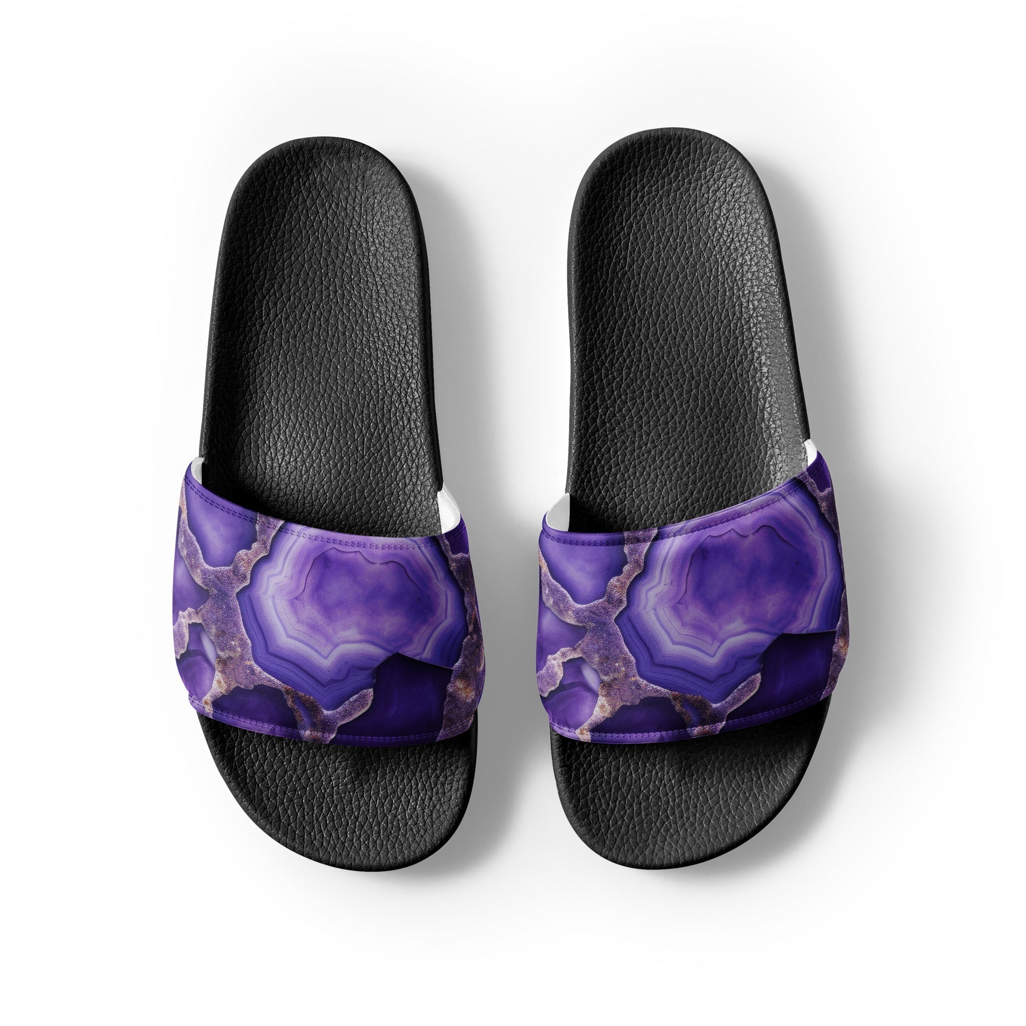 Charoite Men's Slides by Visual Verse - Image 2