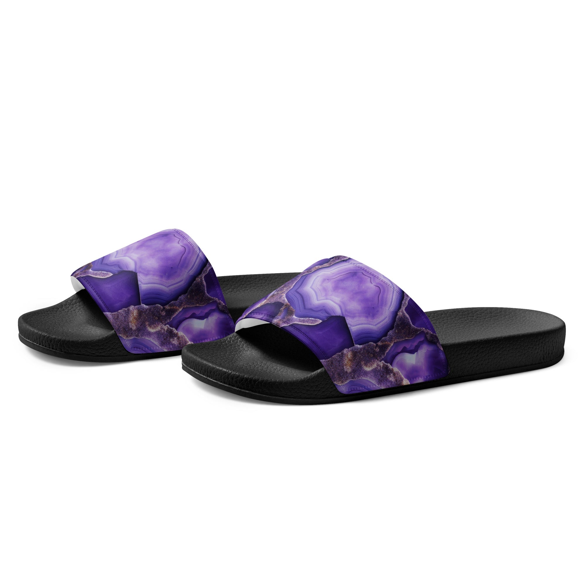 Charoite Men's Slides by Visual Verse - Image 3