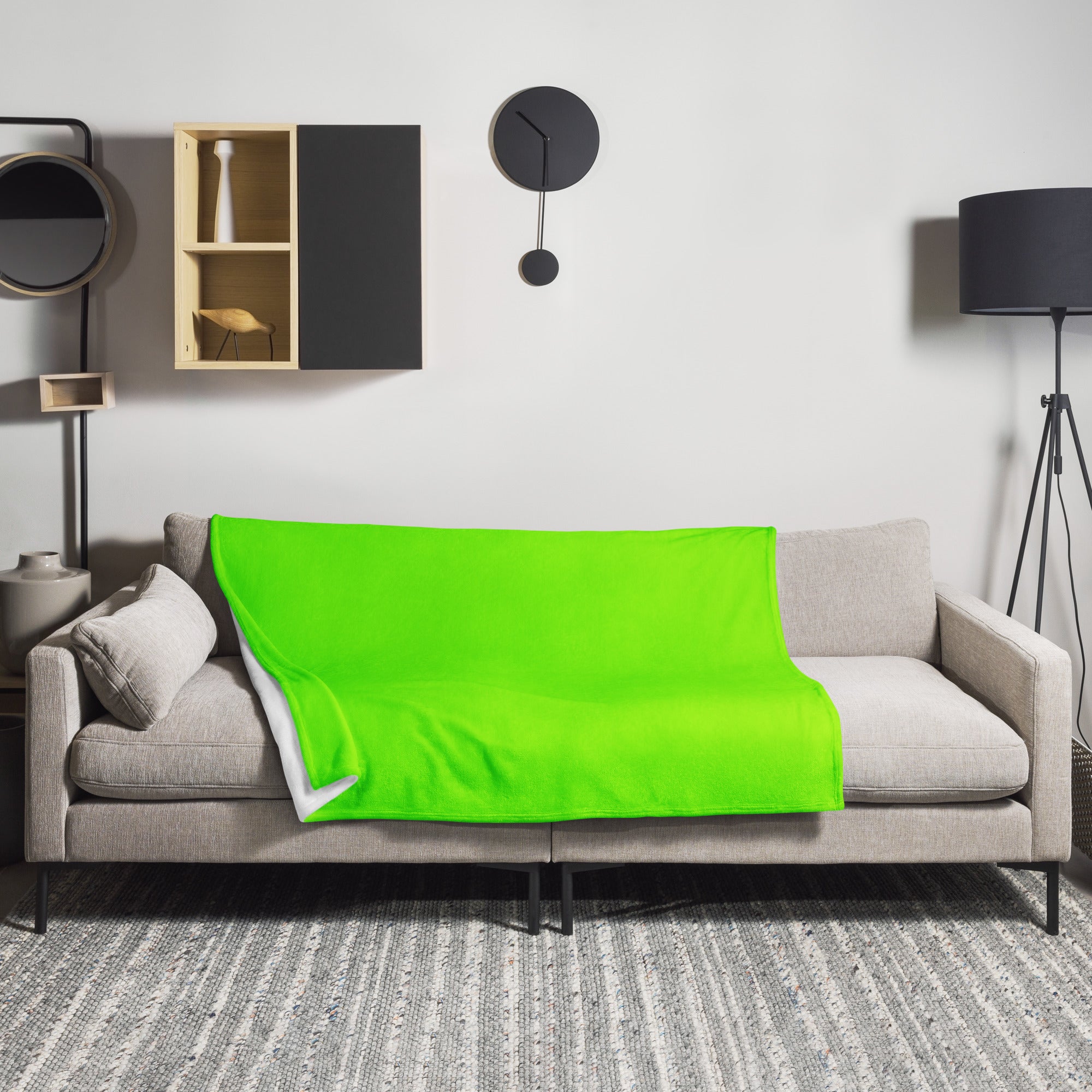 Chartreuse Color Blanket by Visual Verse - Image 1