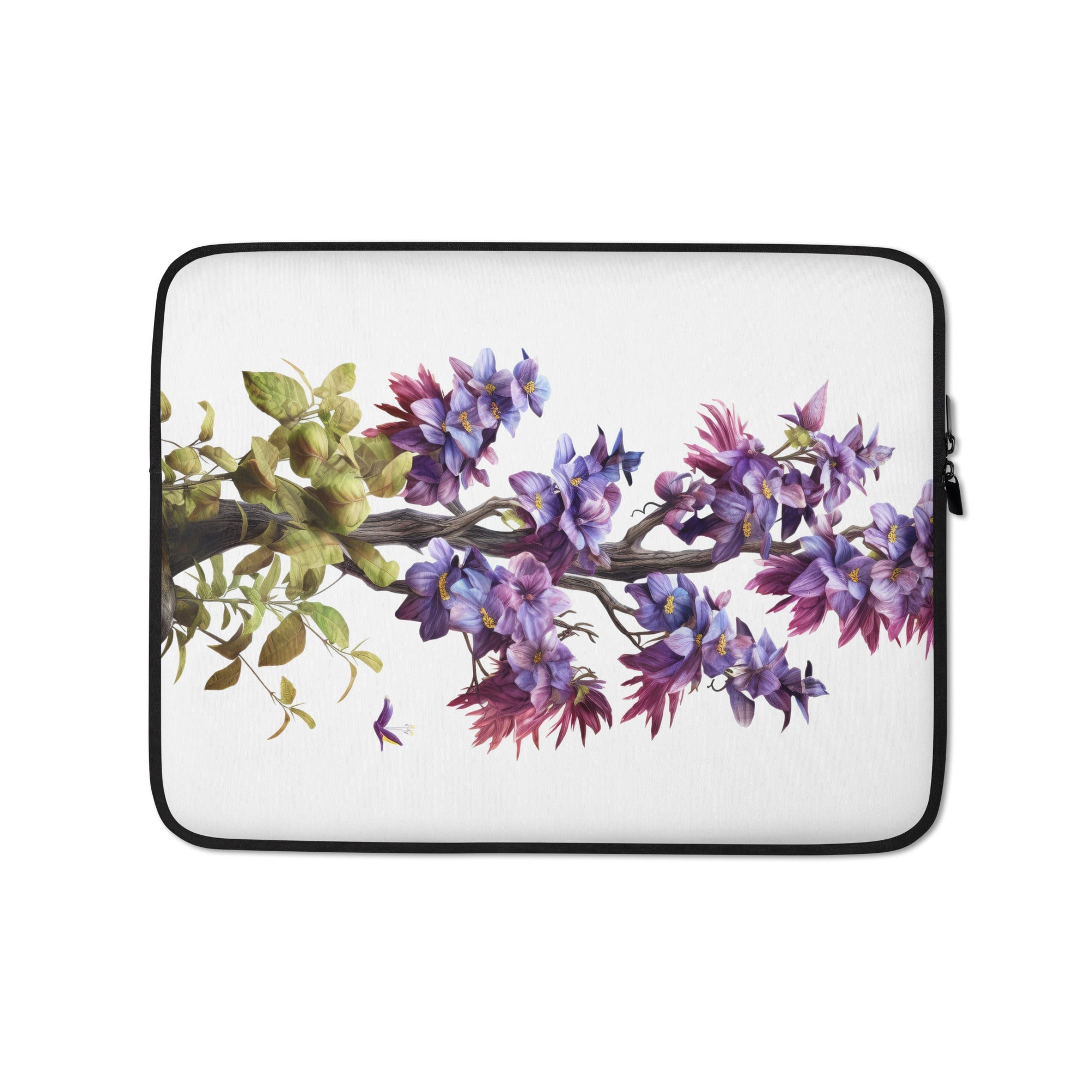 Chaste Tree Flower Laptop Sleeve by Visual Verse - Image 2