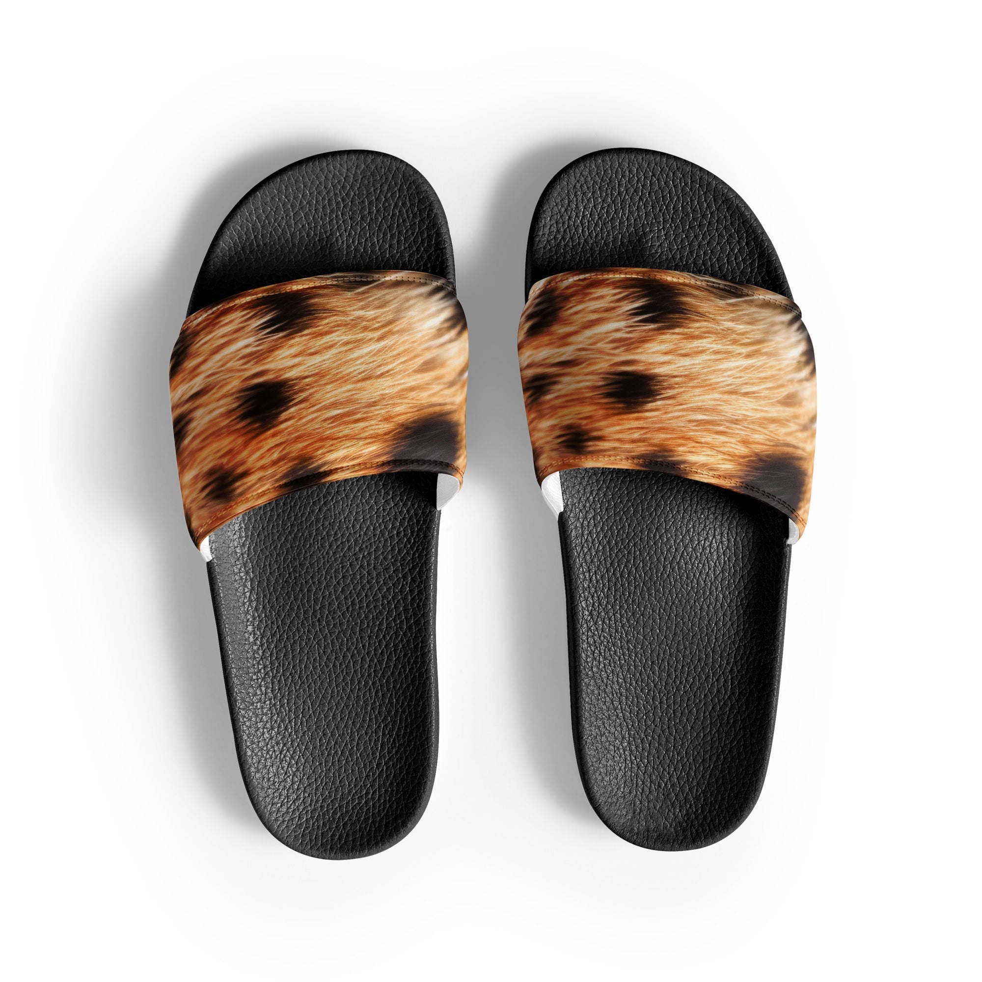 Cheetah Spots Men's Slides by Visual Verse - Image 1