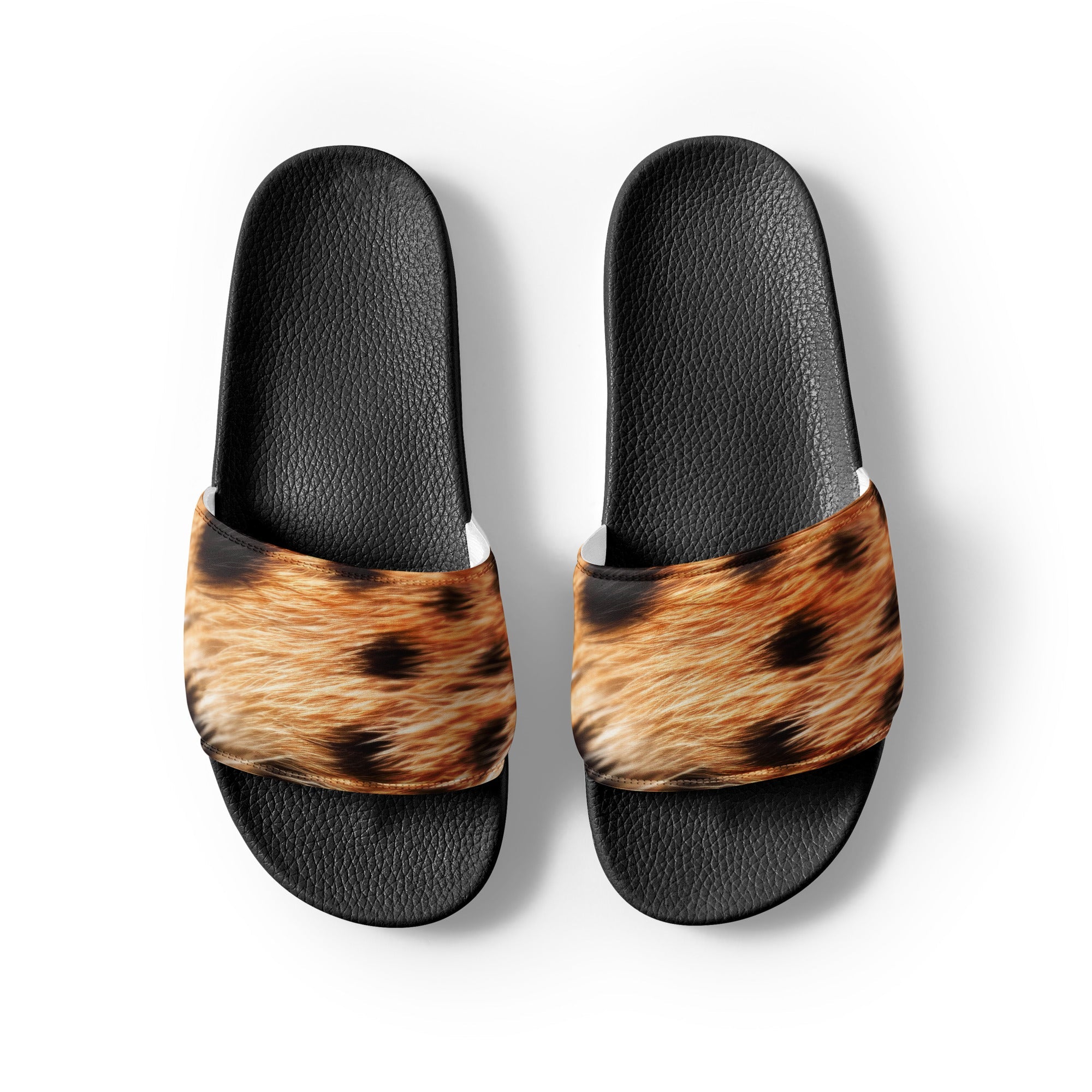 Cheetah Spots Men's Slides by Visual Verse - Image 2