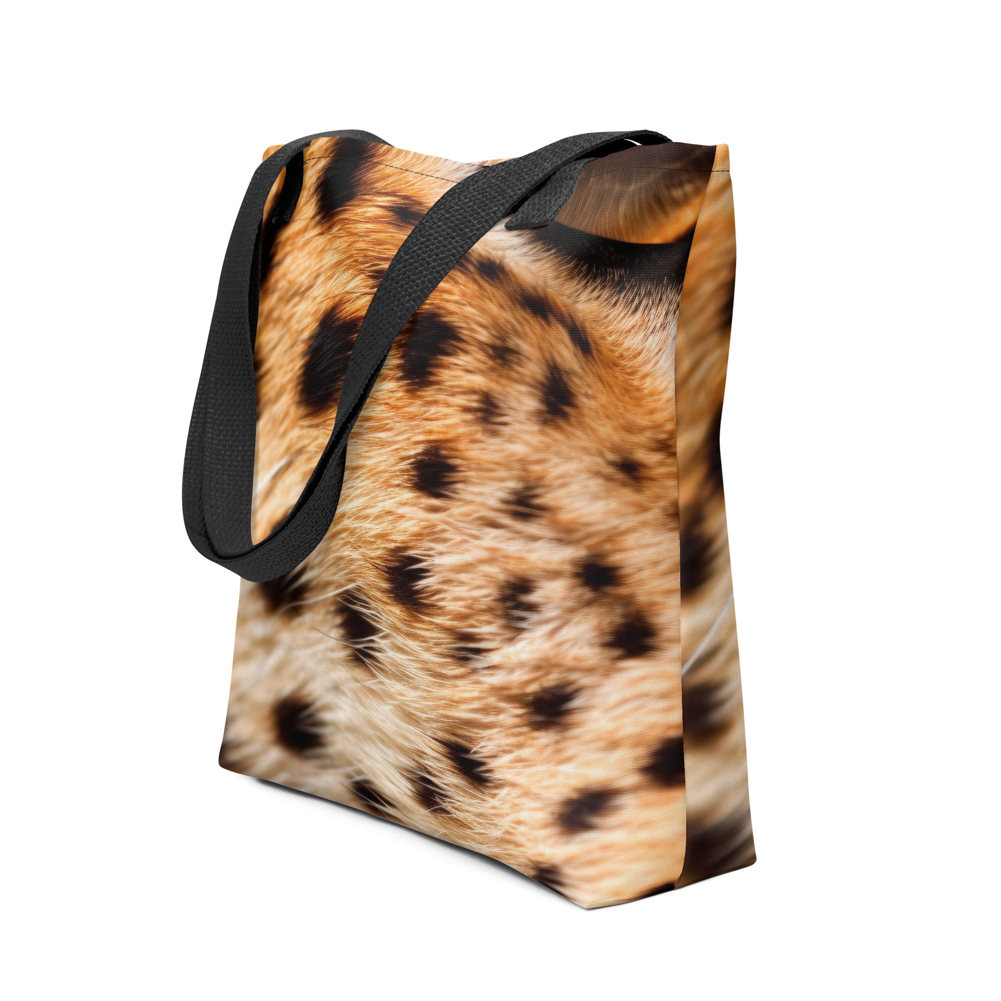 Cheetah Spots Tote Bag by Visual Verse - Image 1