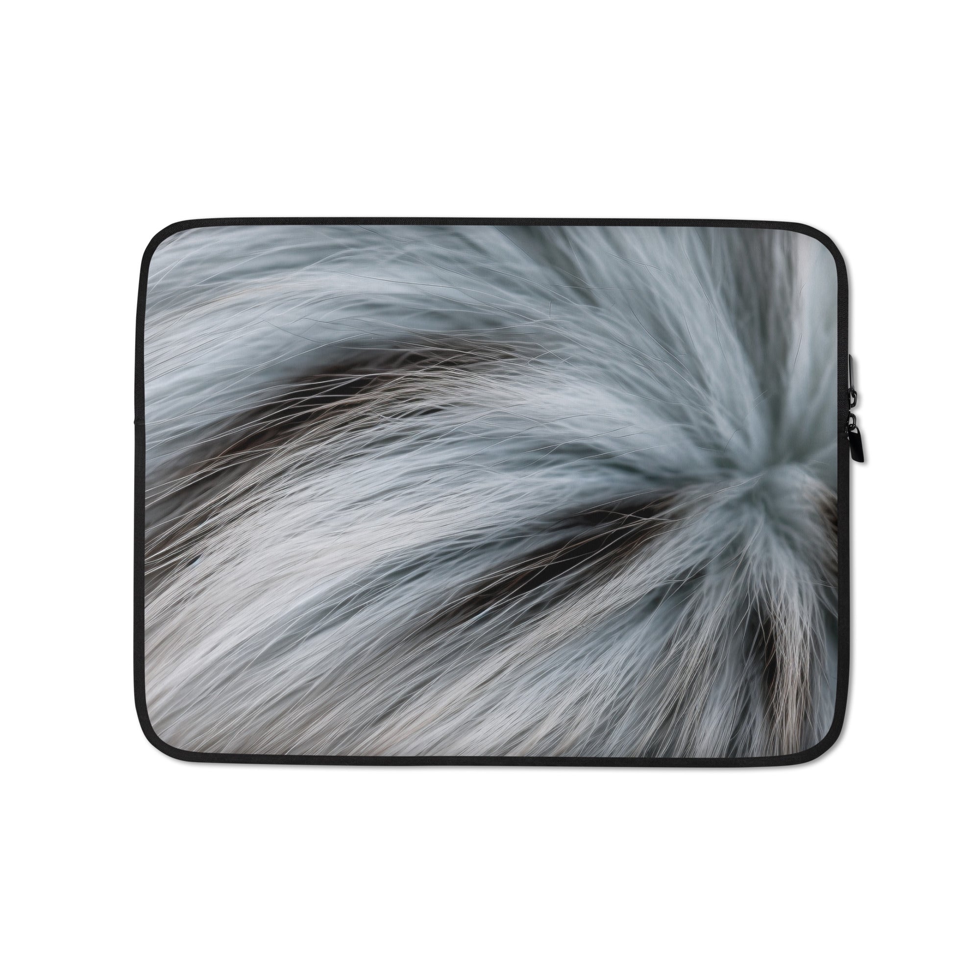 Chinchilla Fur Laptop Sleeve by Visual Verse - Image 2