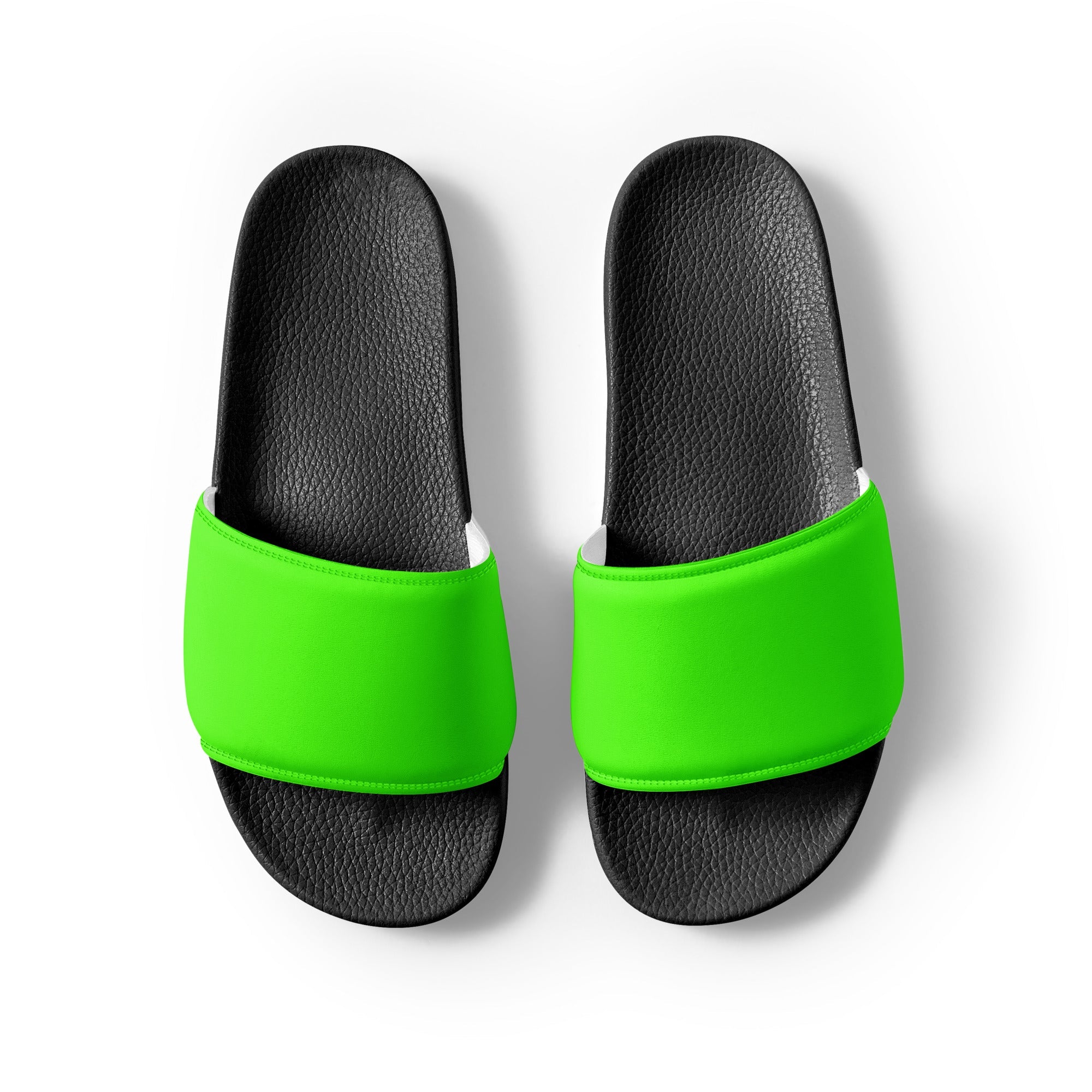 Chlorophyll Color Men's Slides by Visual Verse - Image 2