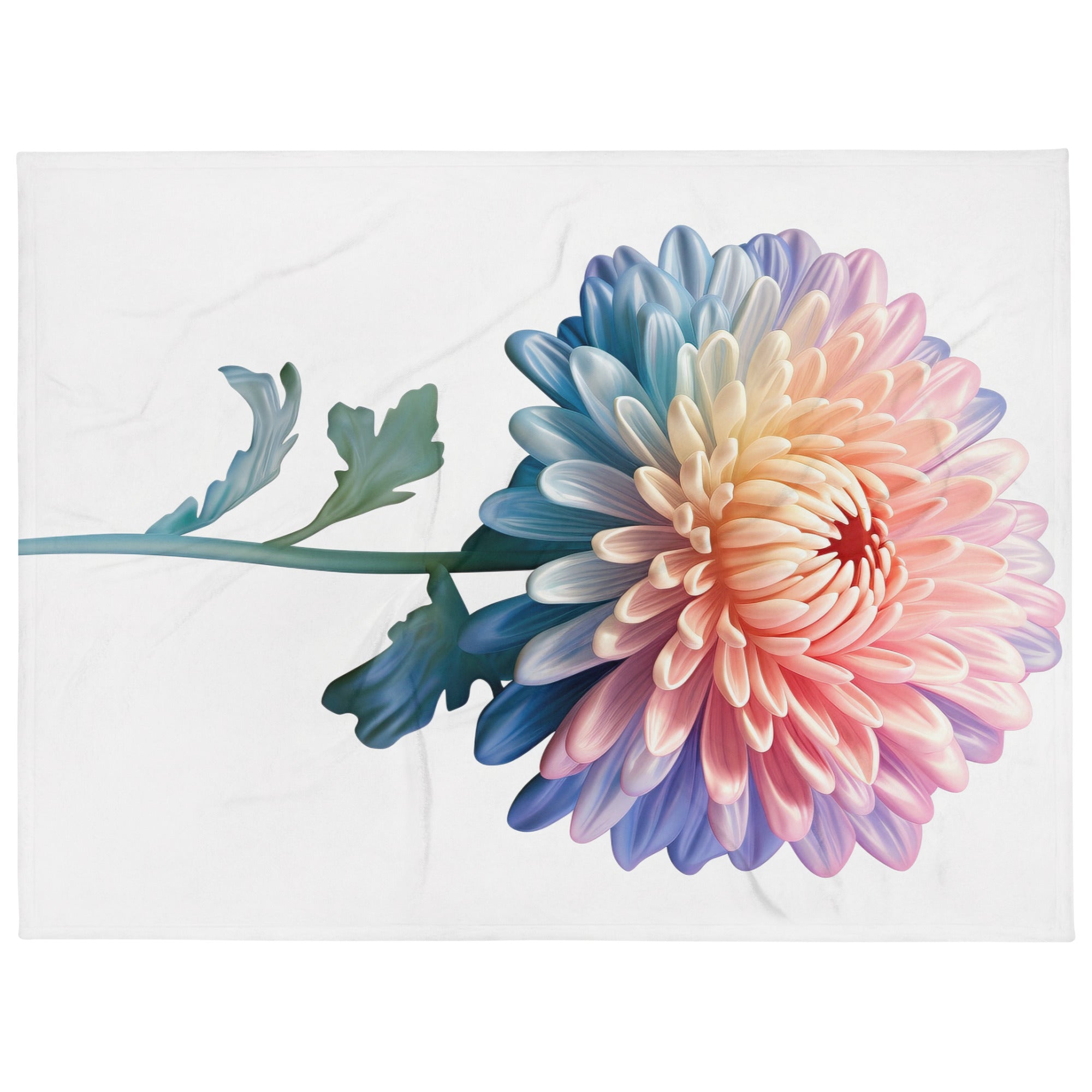 Chrysanthemum Flower Blanket by Visual Verse - Image 1