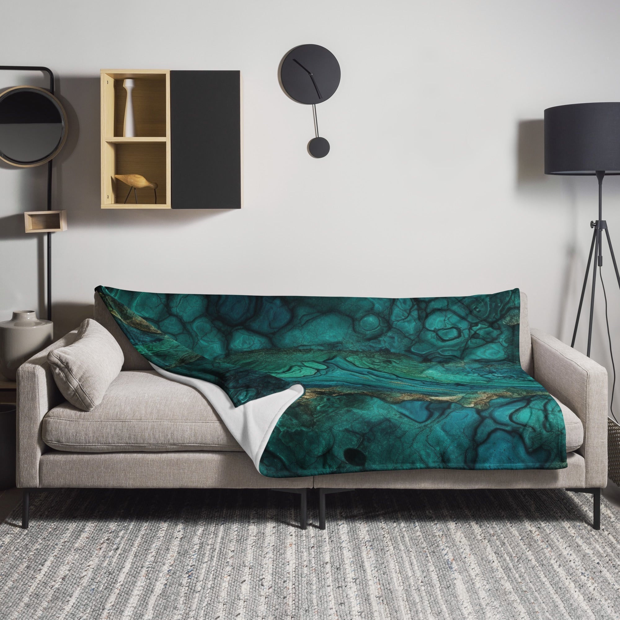 Chrysocolla Rock Blanket by Visual Verse - Image 1