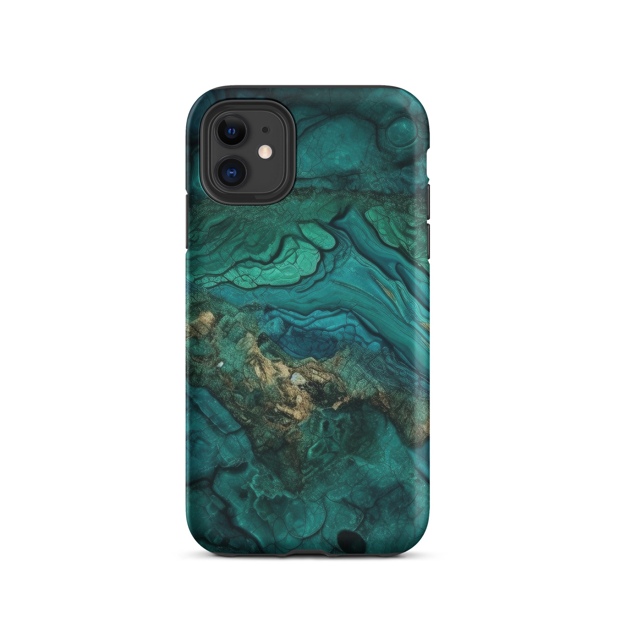 Chrysocolla Rock iPhone Case by Visual Verse - Image 2