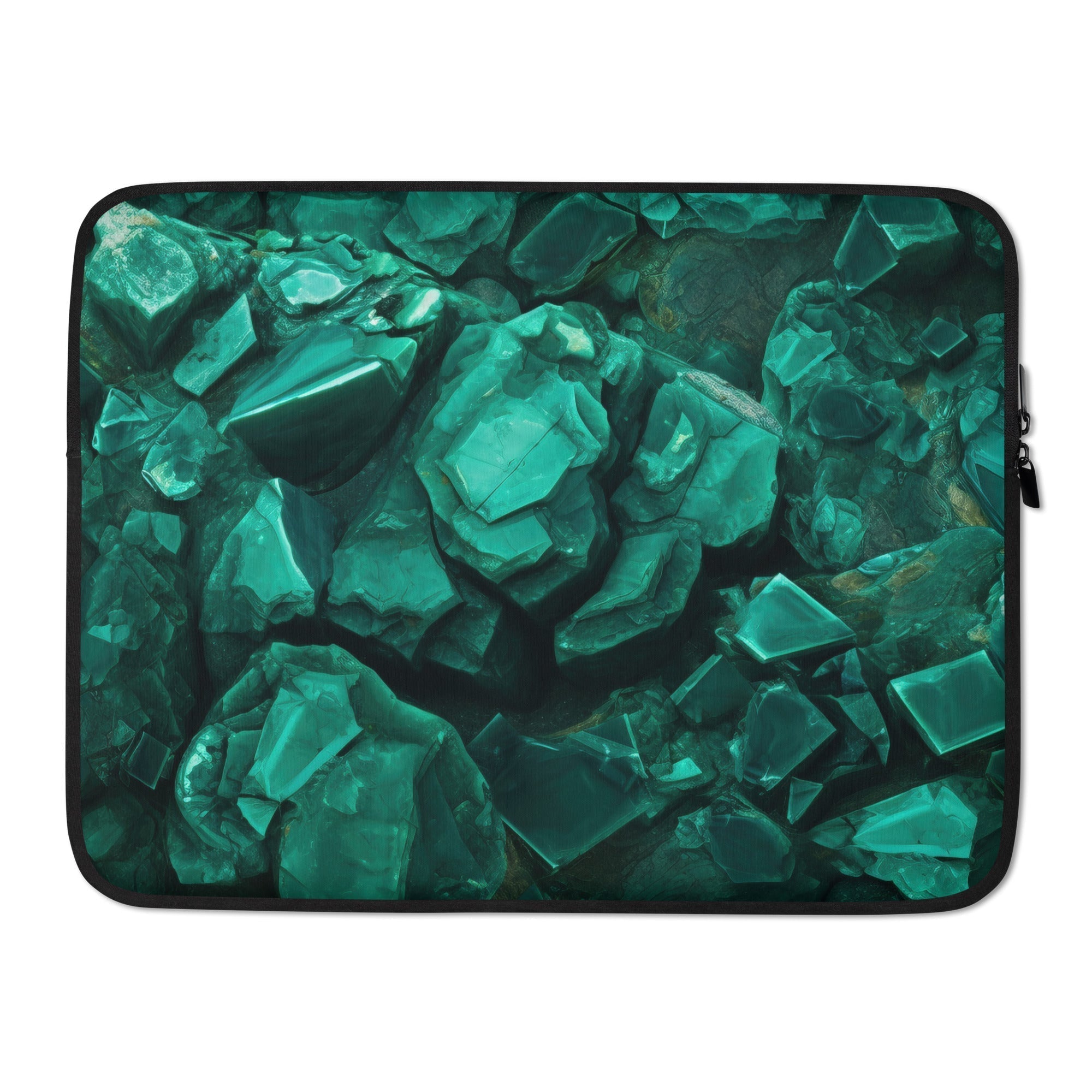 Chrysoprase Laptop Sleeve by Visual Verse - Image 1