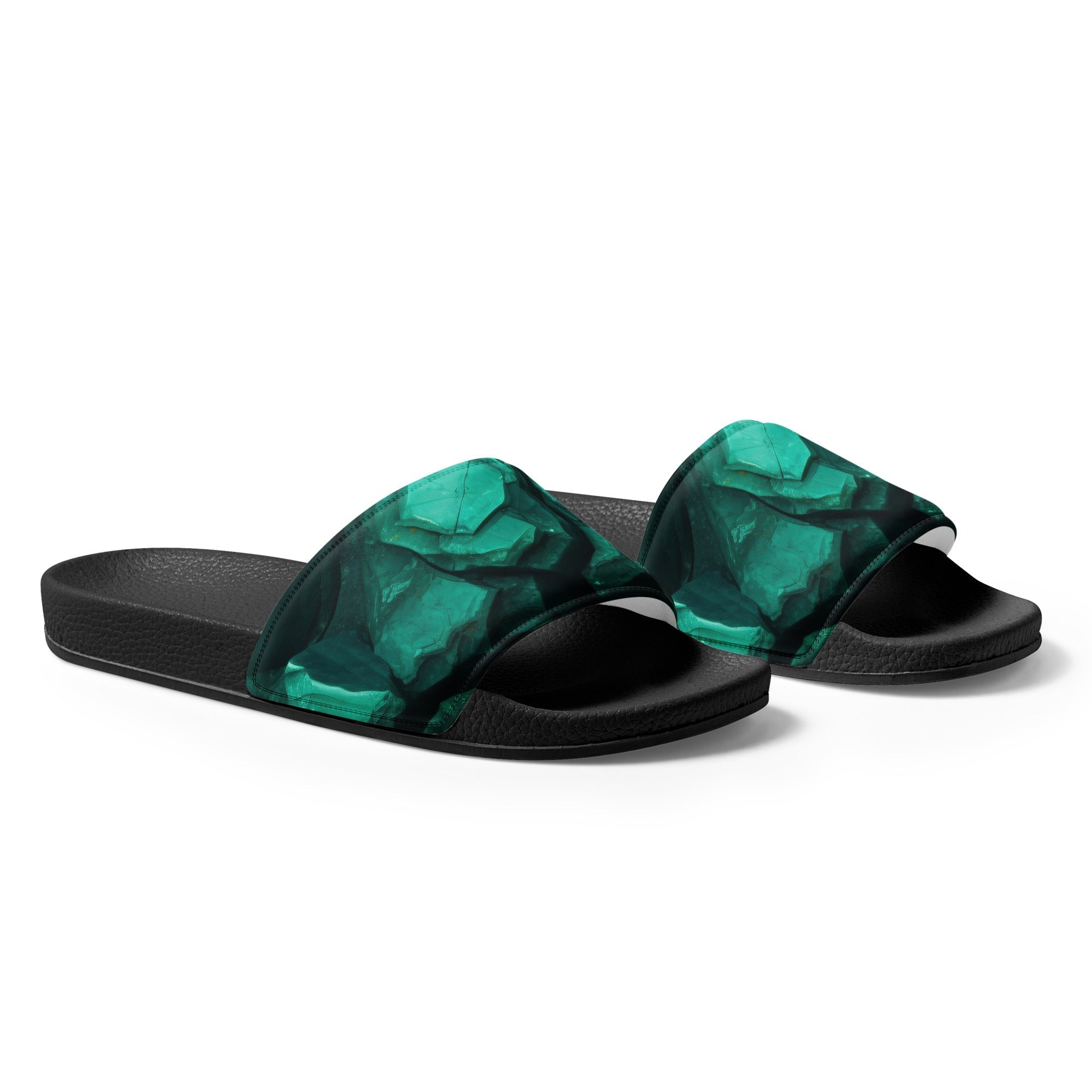 Chrysoprase Men's Slides by Visual Verse - Image 4